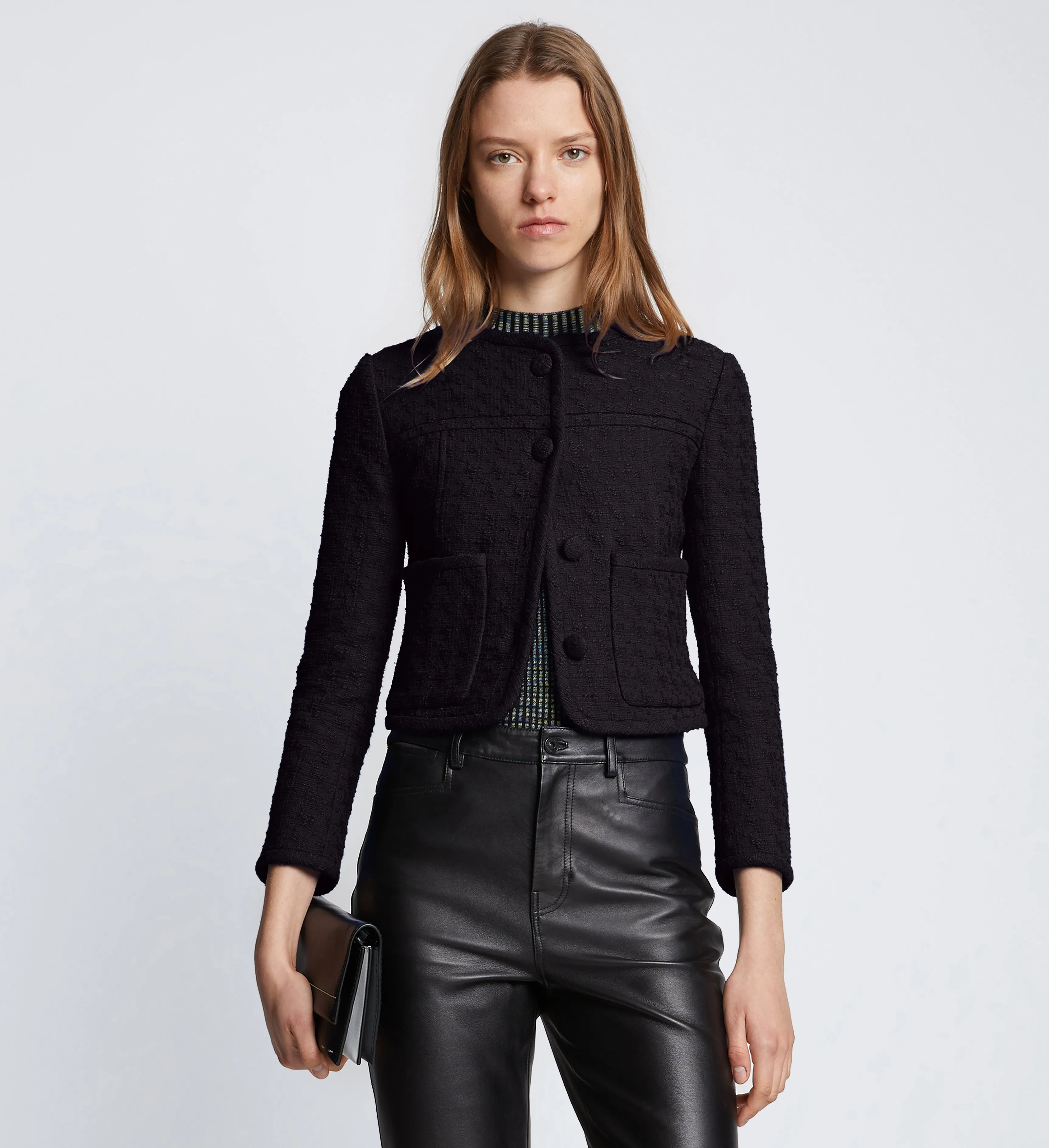 Tweed Cropped Jacket sold by Proenza Schouler product image thumbnail 2