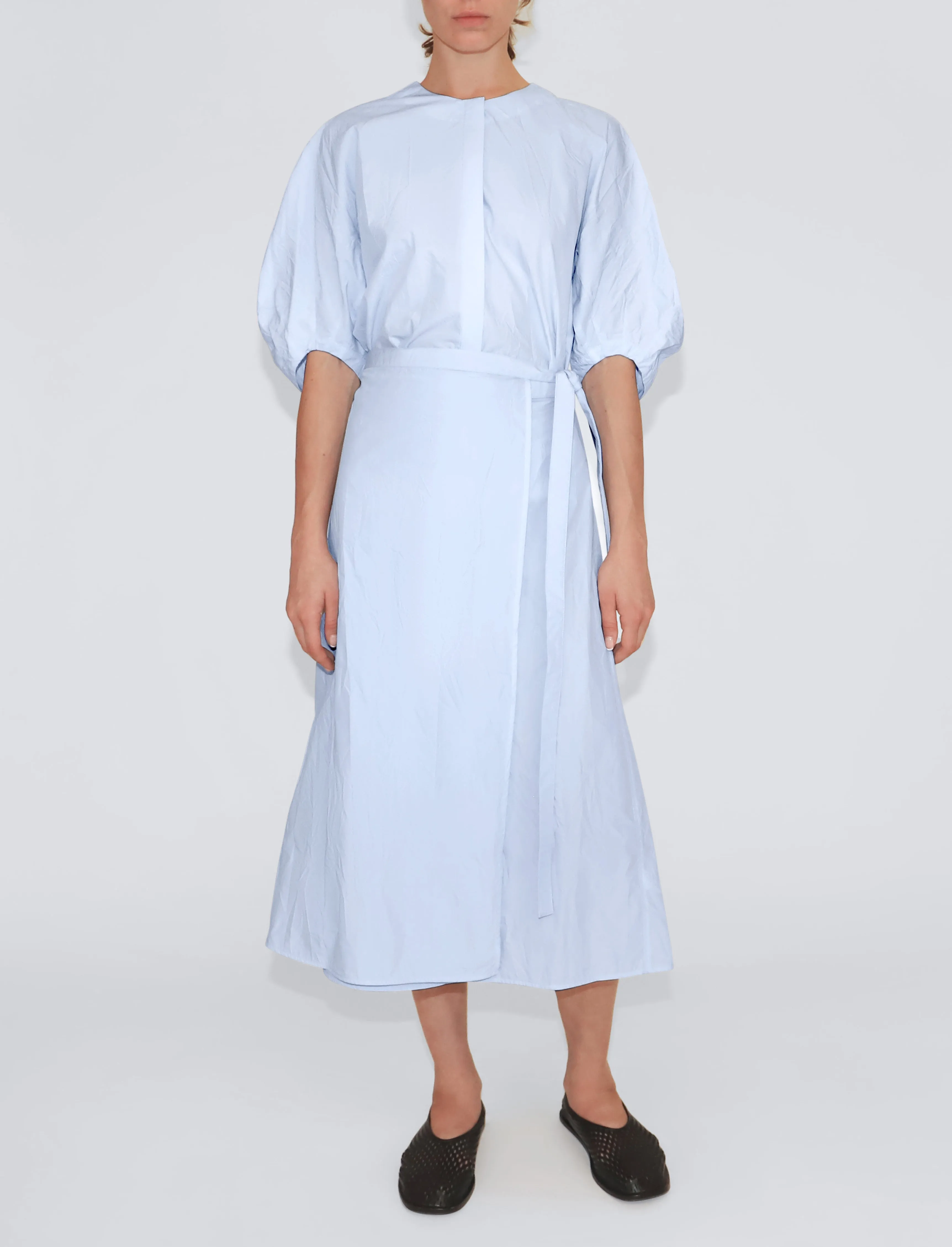 Alicia Dress in Crinkled Cotton Gabardine sold by Proenza Schouler product image thumbnail 2
