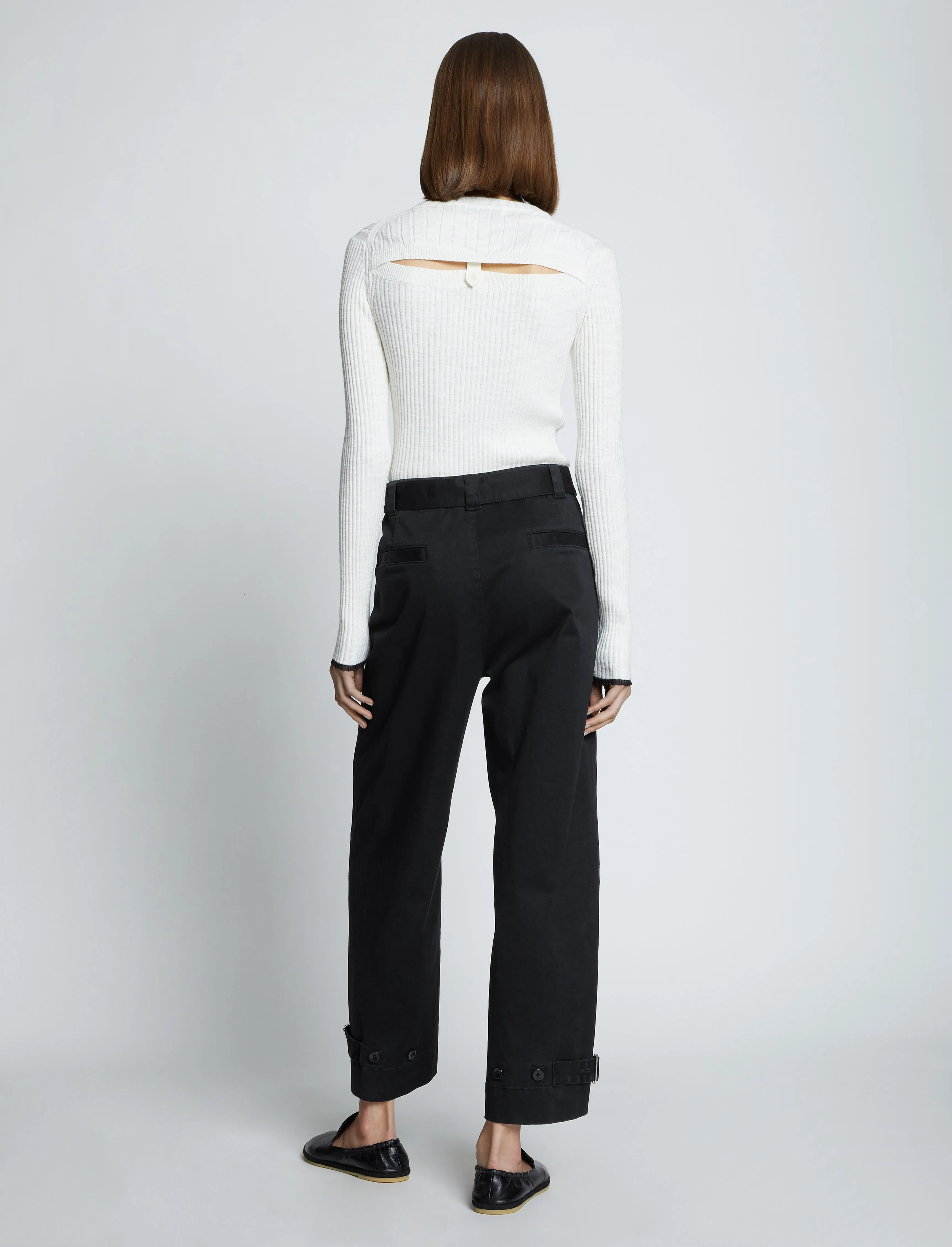 Cotton Twill Tapered Pants sold by Proenza Schouler product image thumbnail 3