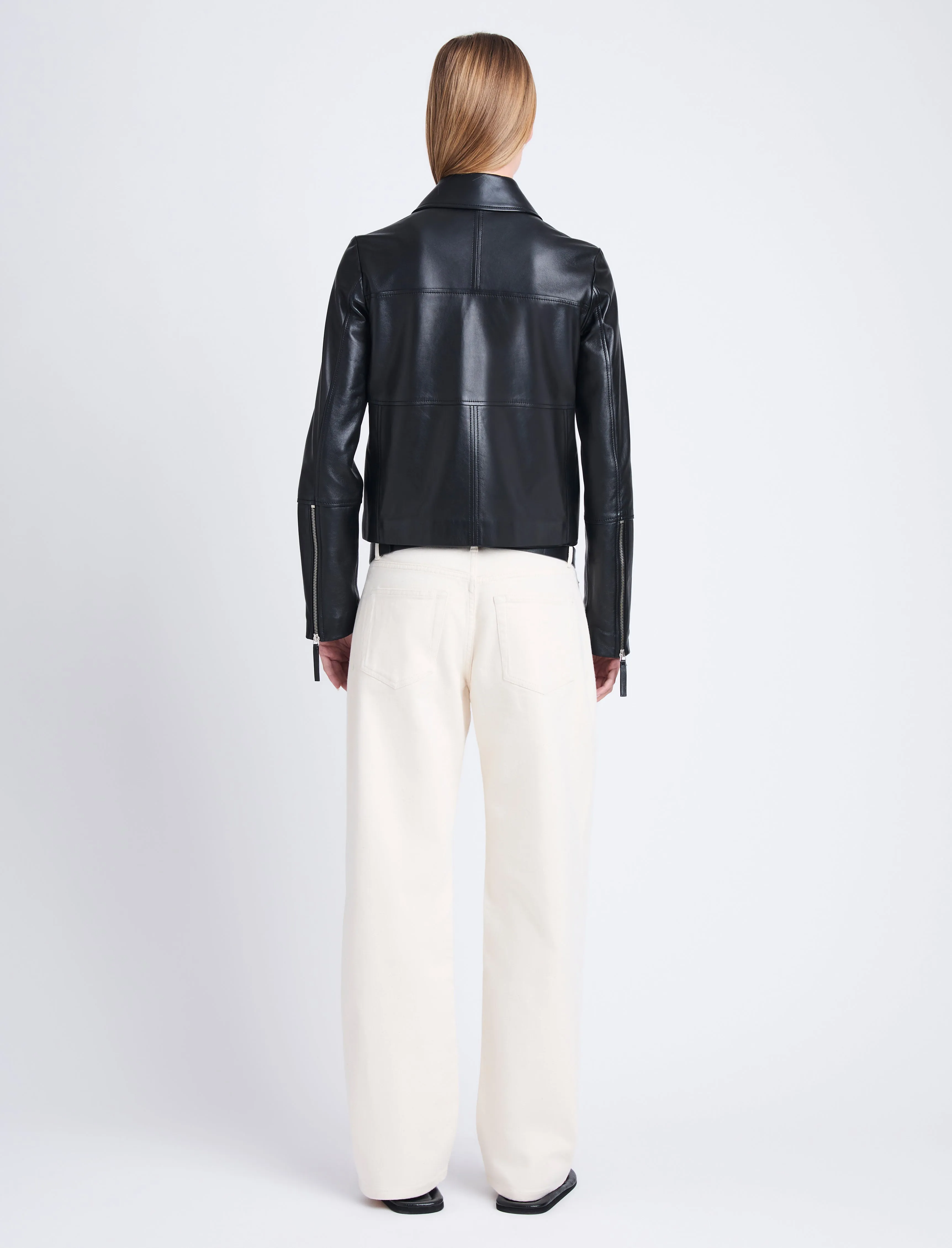 Annabel Jacket in Lightweight Leather sold by Proenza Schouler product image thumbnail 5