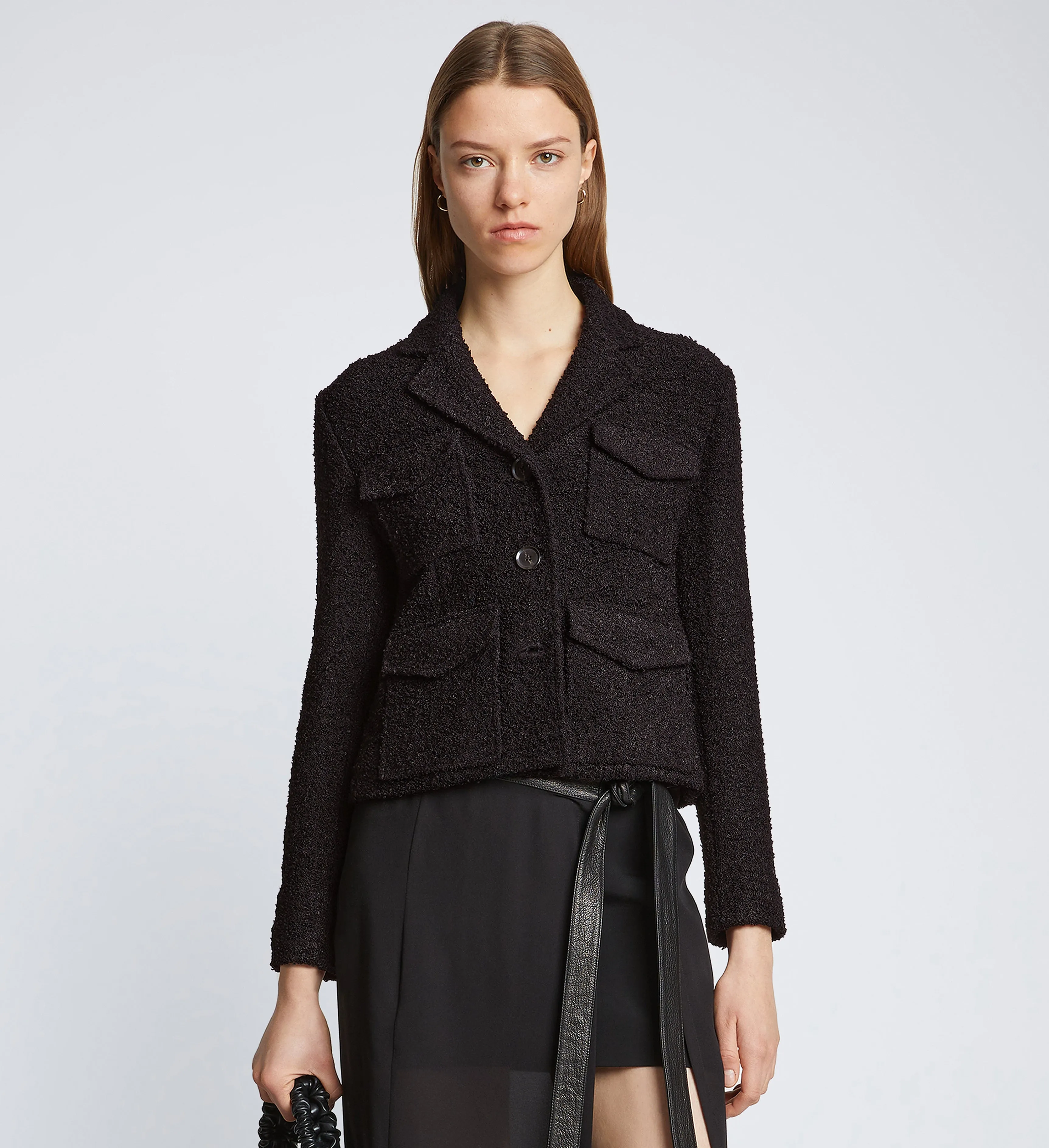 Bi-Stretch Tweed Jacket sold by Proenza Schouler product image thumbnail 2