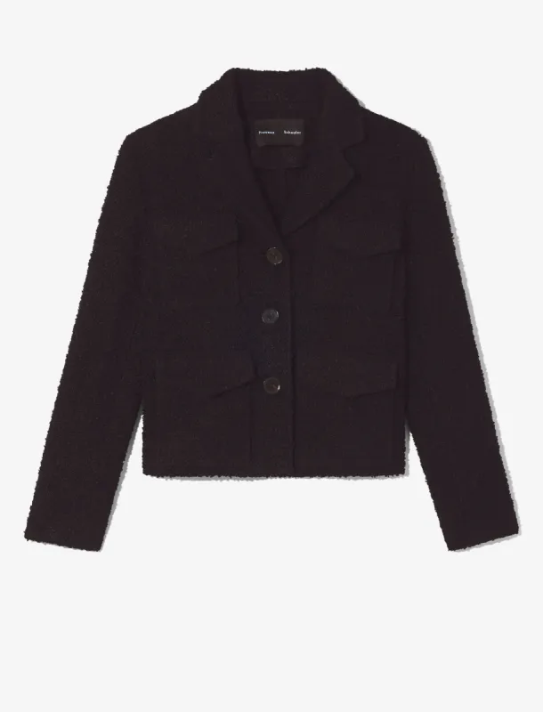 Bi-Stretch Tweed Jacket made by Proenza Schouler
