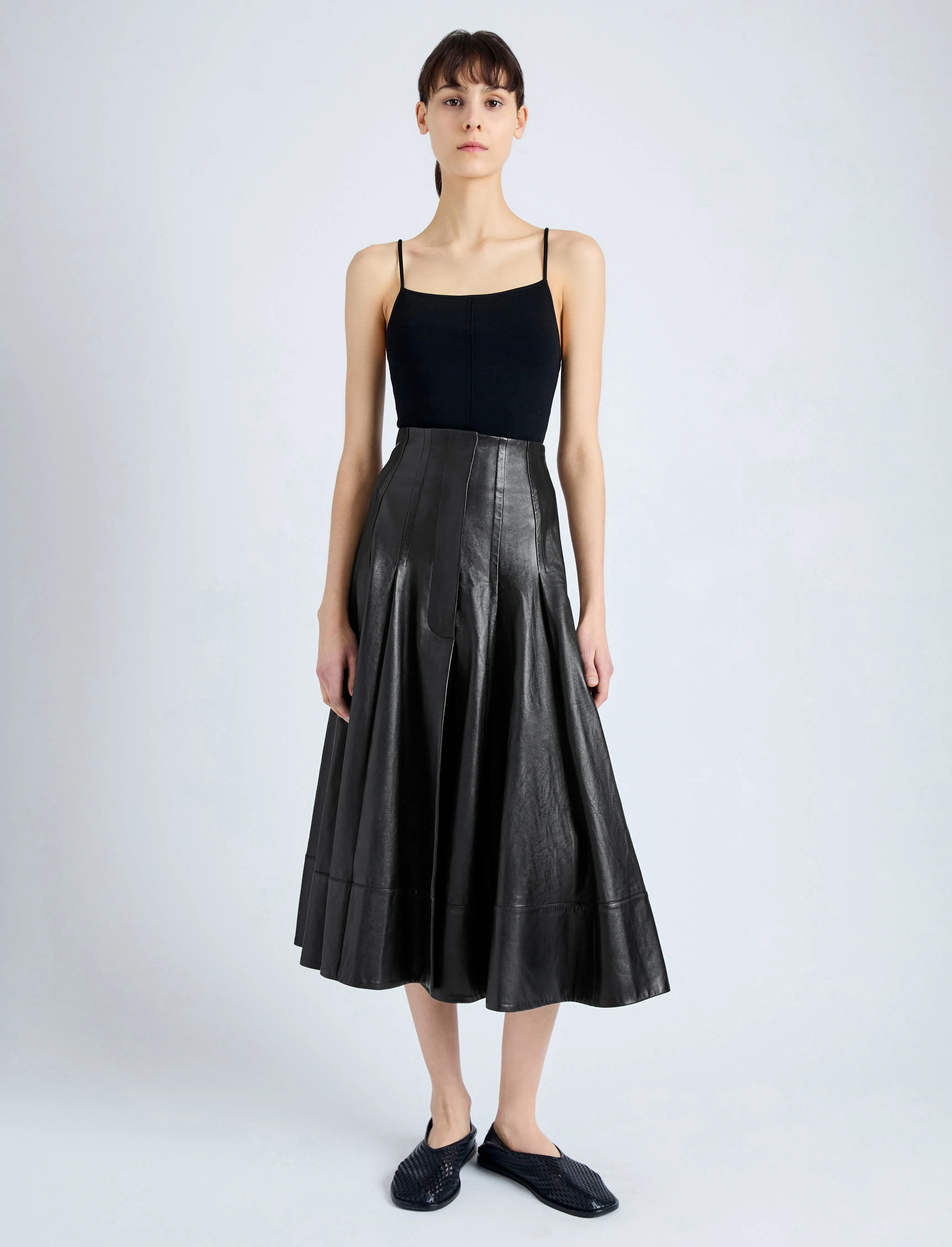 Moore Skirt in Glossy Leather sold by Proenza Schouler product image thumbnail 2