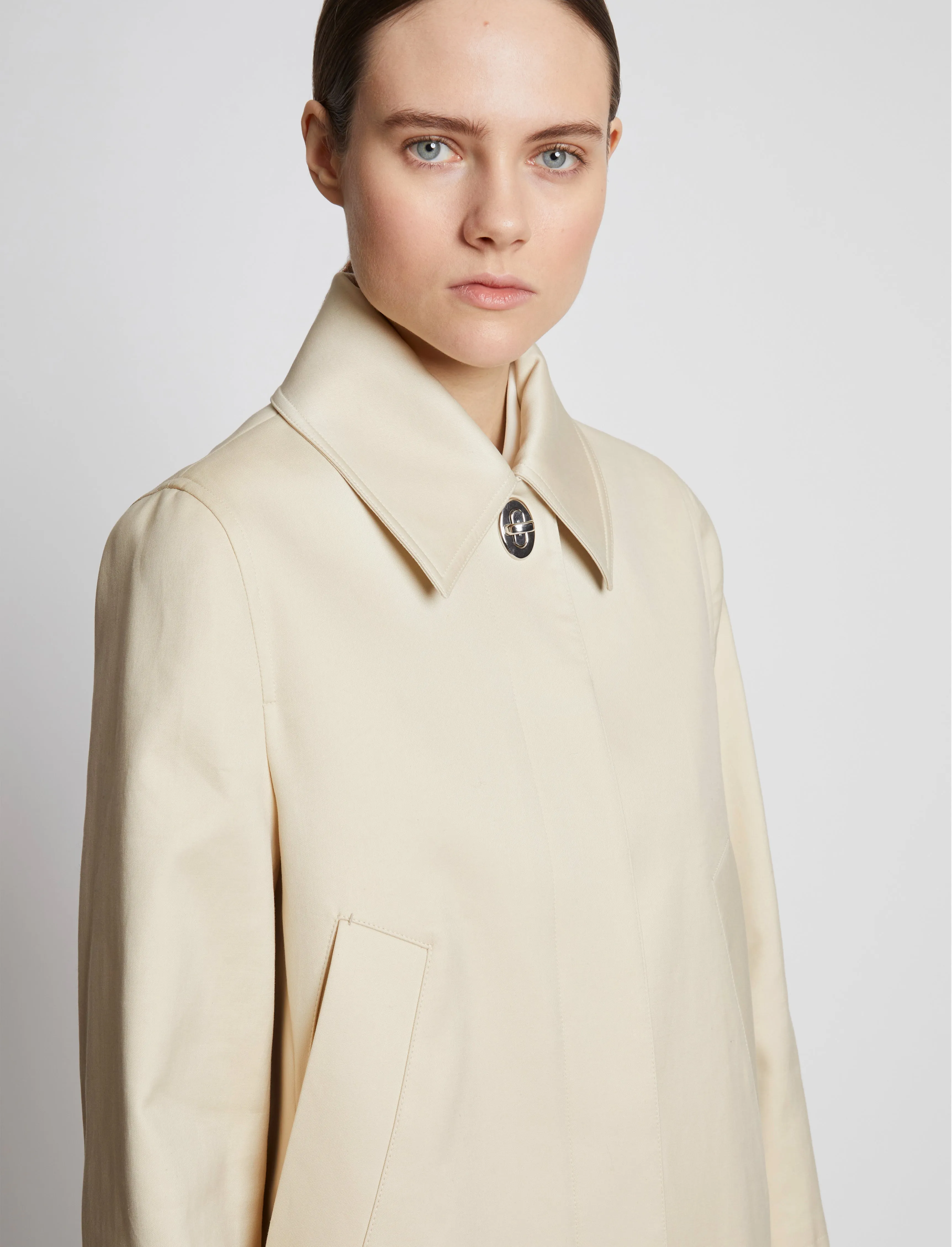 Cotton Gabardine Single Breasted Coat sold by Proenza Schouler product image thumbnail 5
