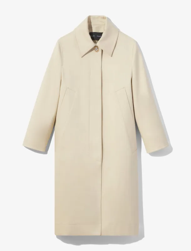 Cotton Gabardine Single Breasted Coat sold by Proenza Schouler