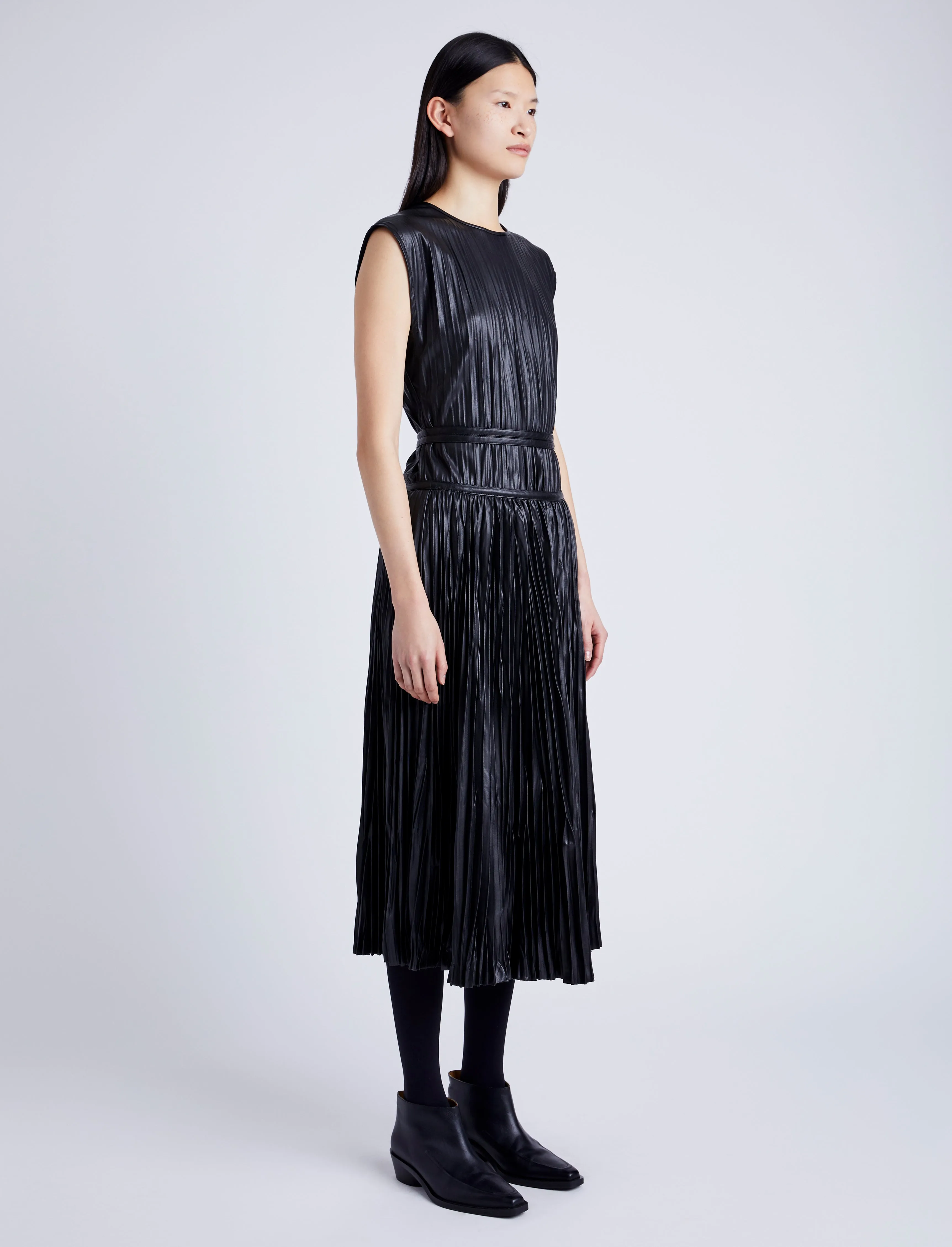 Rosalyn Skirt in Faux Leather sold by Proenza Schouler product image thumbnail 3