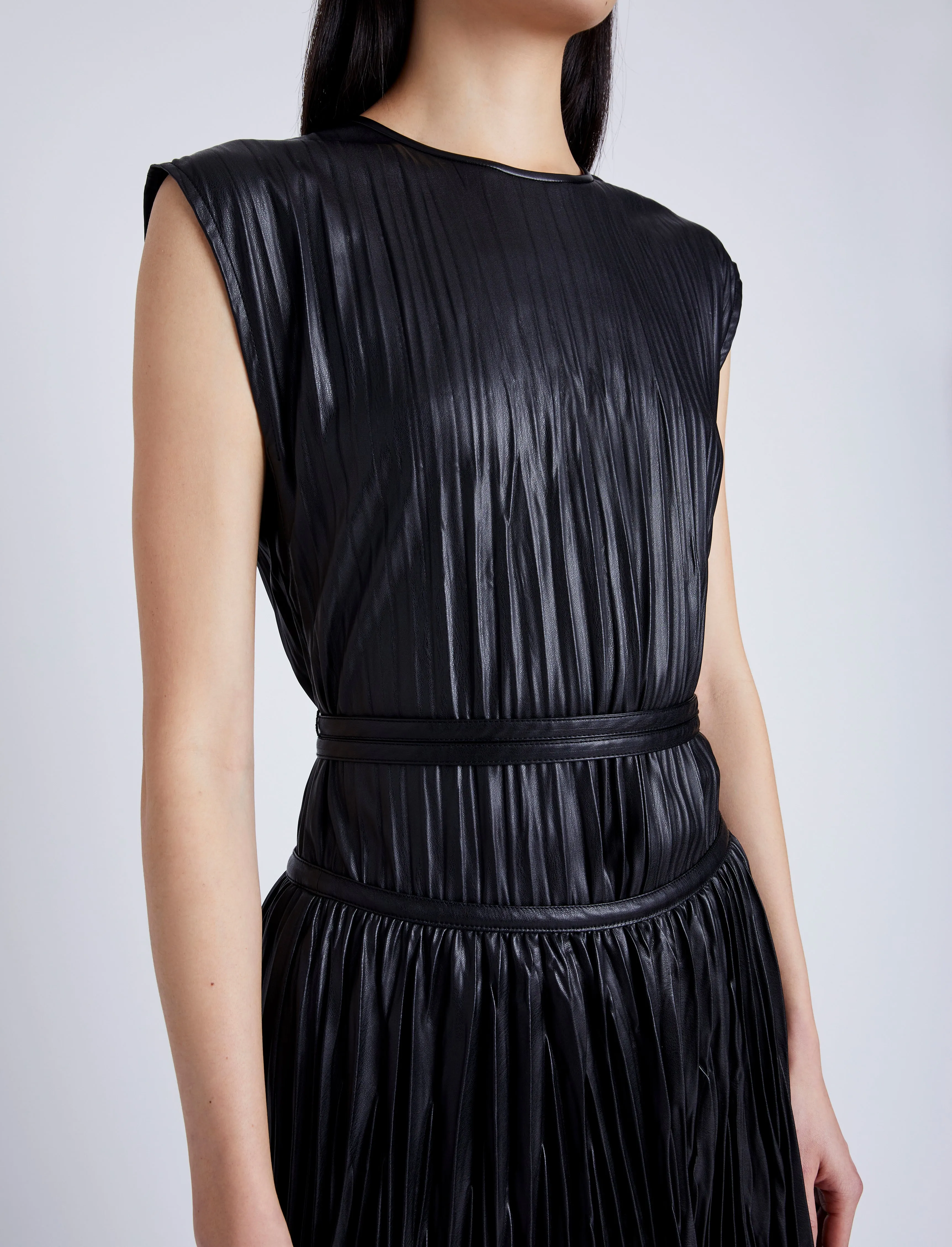Rosalyn Skirt in Faux Leather sold by Proenza Schouler product image thumbnail 5