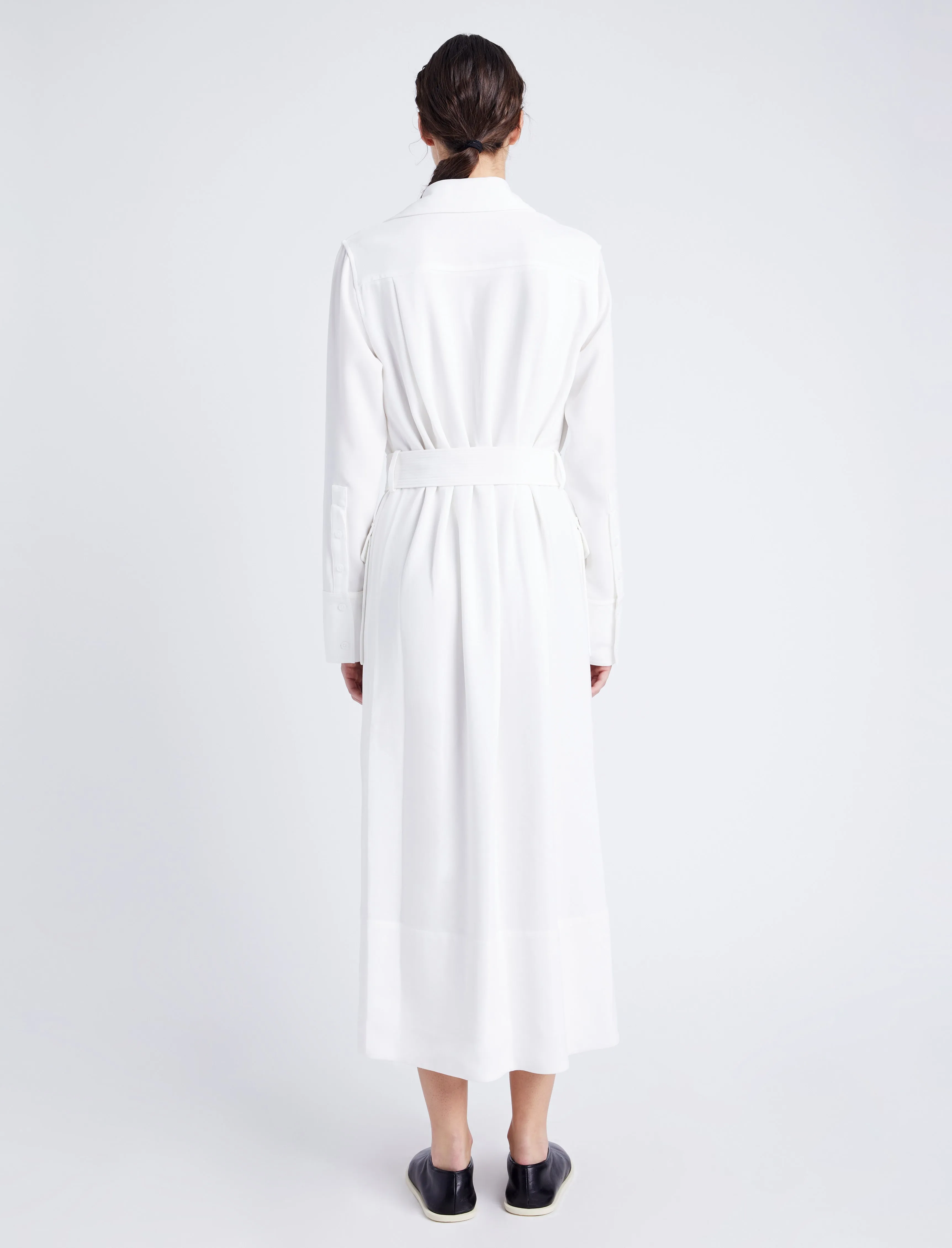 Vanessa Dress in Matte Double Crepe sold by Proenza Schouler product image thumbnail 4