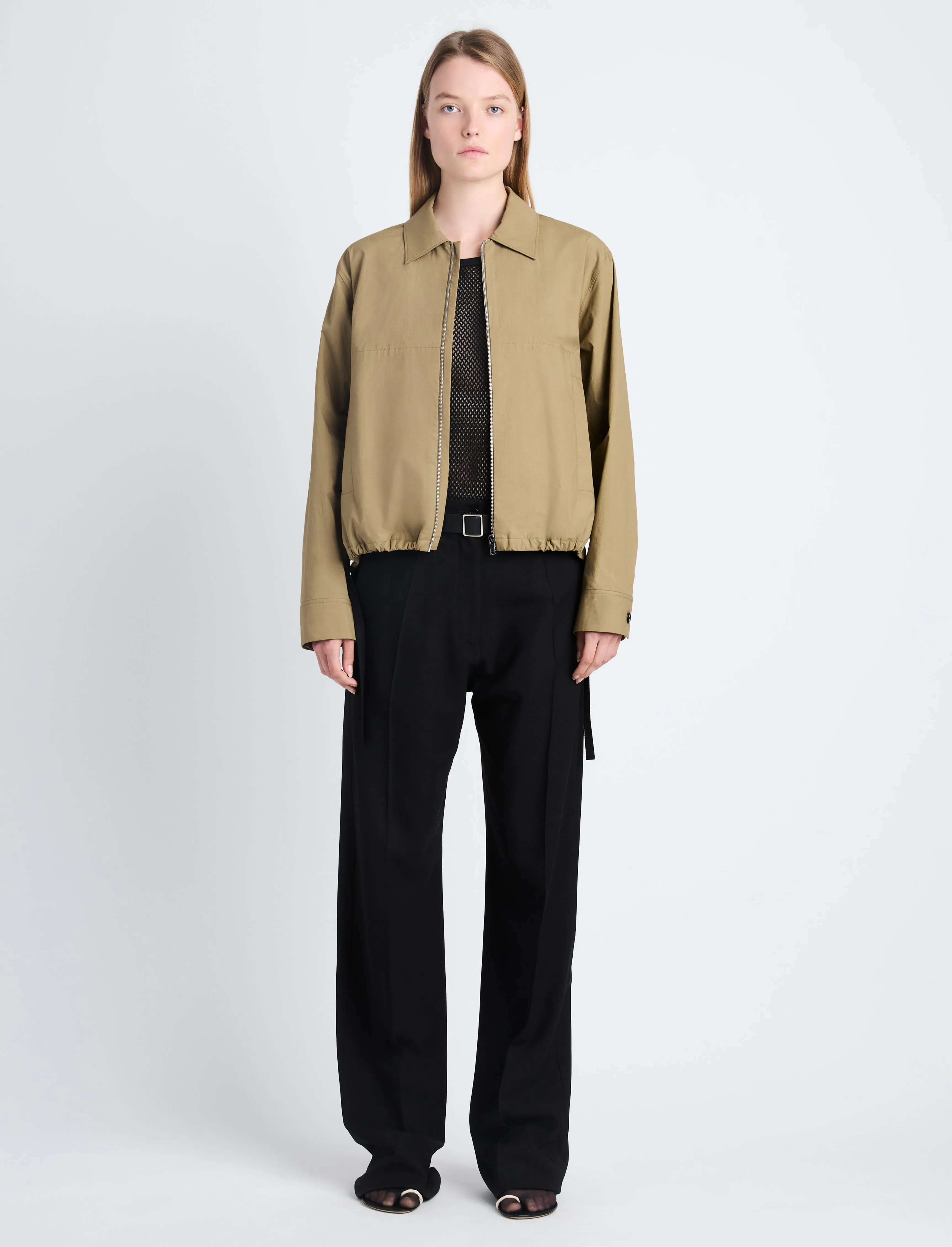 Emerson Jacket in Washed Cotton Poplin sold by Proenza Schouler product image thumbnail 3