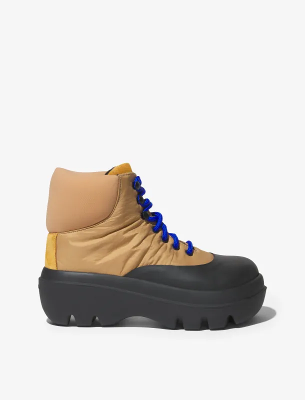 STORM HIKING BOOT - Light/Pastel Brown sold by Proenza Schouler