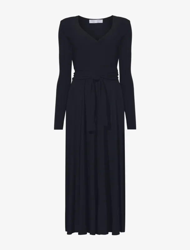 Matte Crepe Wrap Dress made by Proenza Schouler