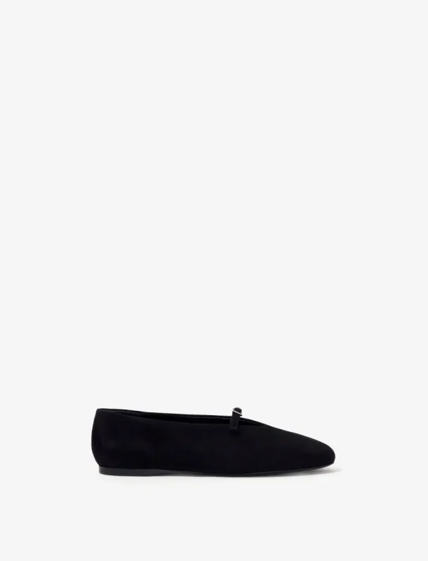 Tee Mary Jane Flats in Suede sold by Proenza Schouler