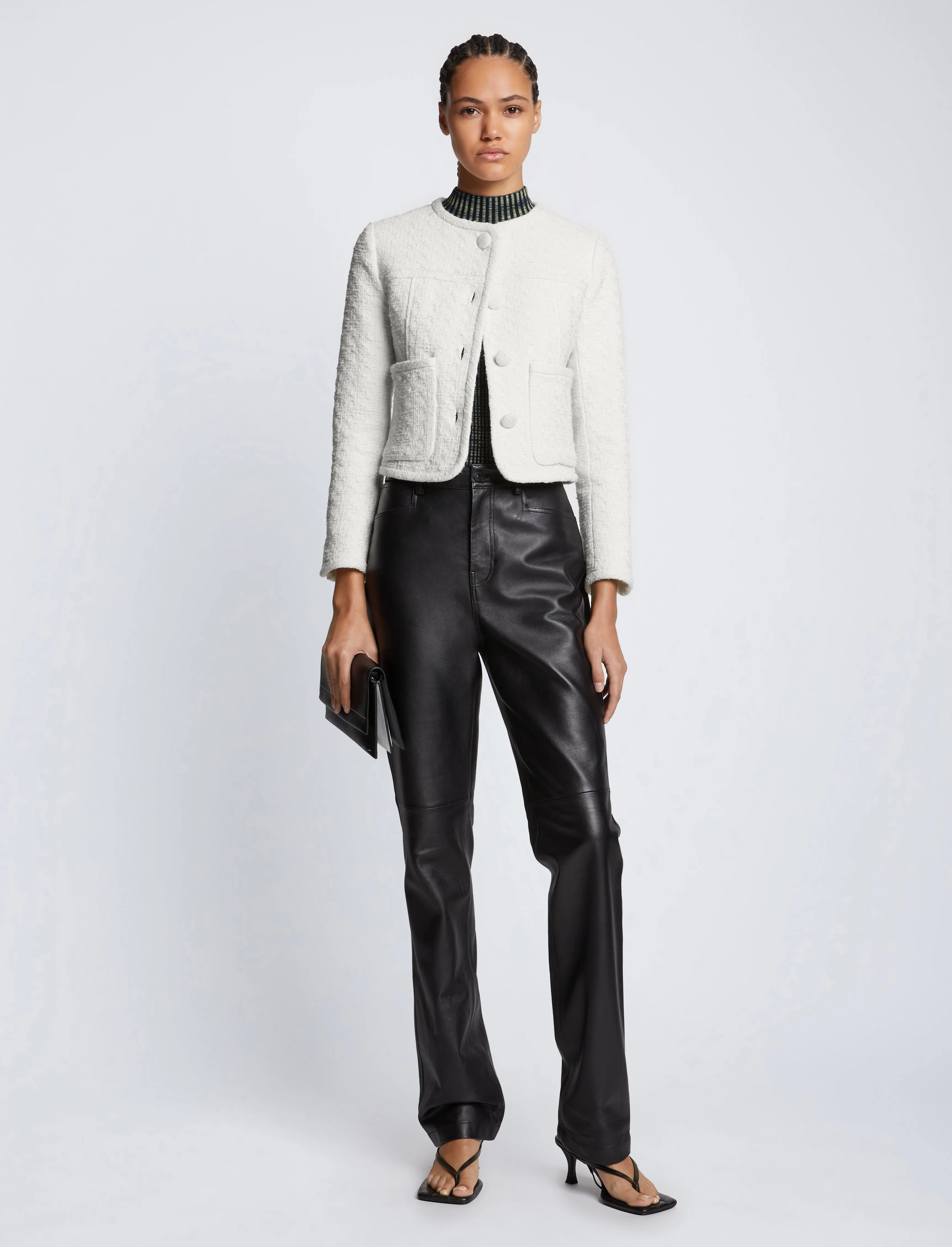 Tweed Cropped Jacket sold by Proenza Schouler product image thumbnail 3