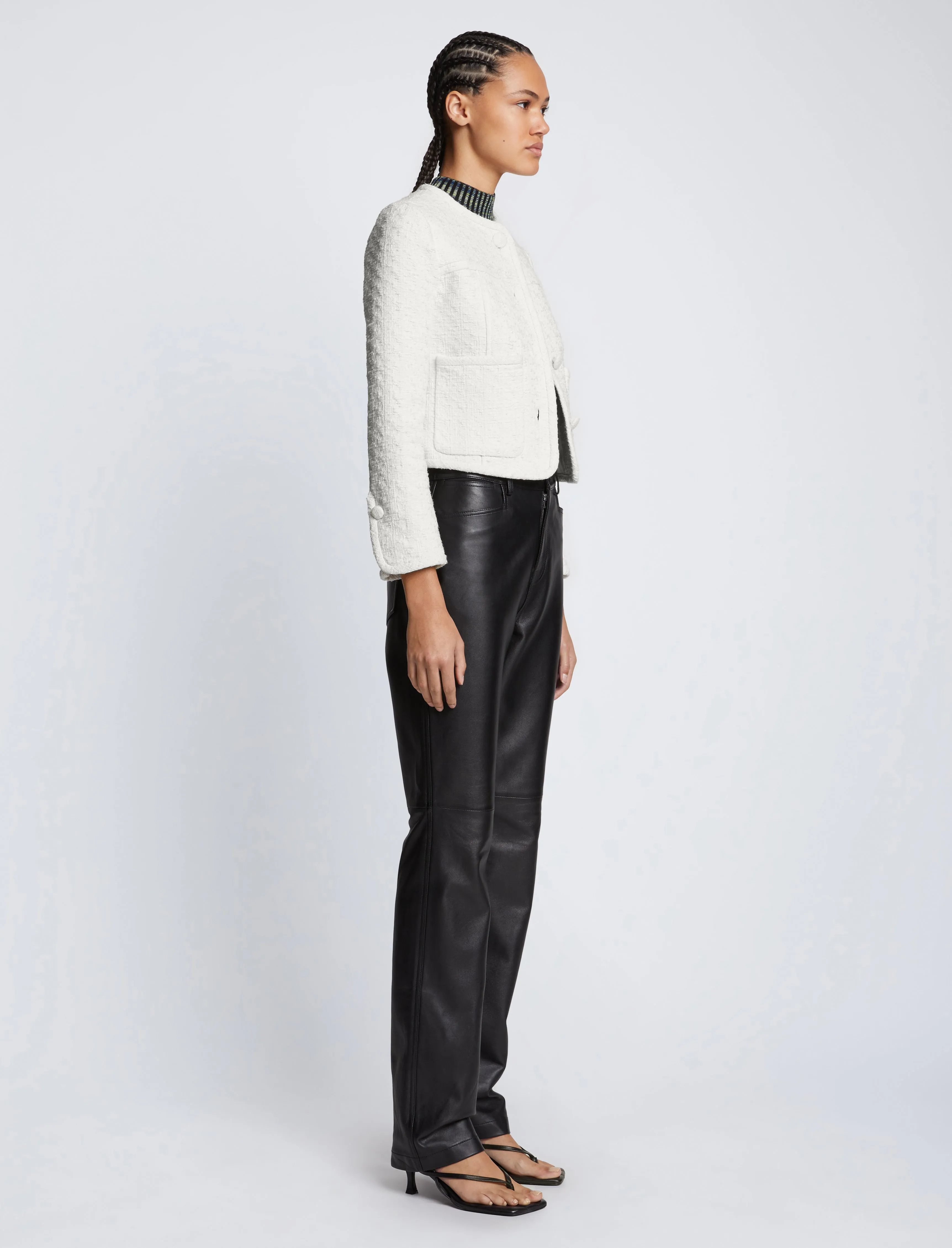 Tweed Cropped Jacket sold by Proenza Schouler product image thumbnail 4