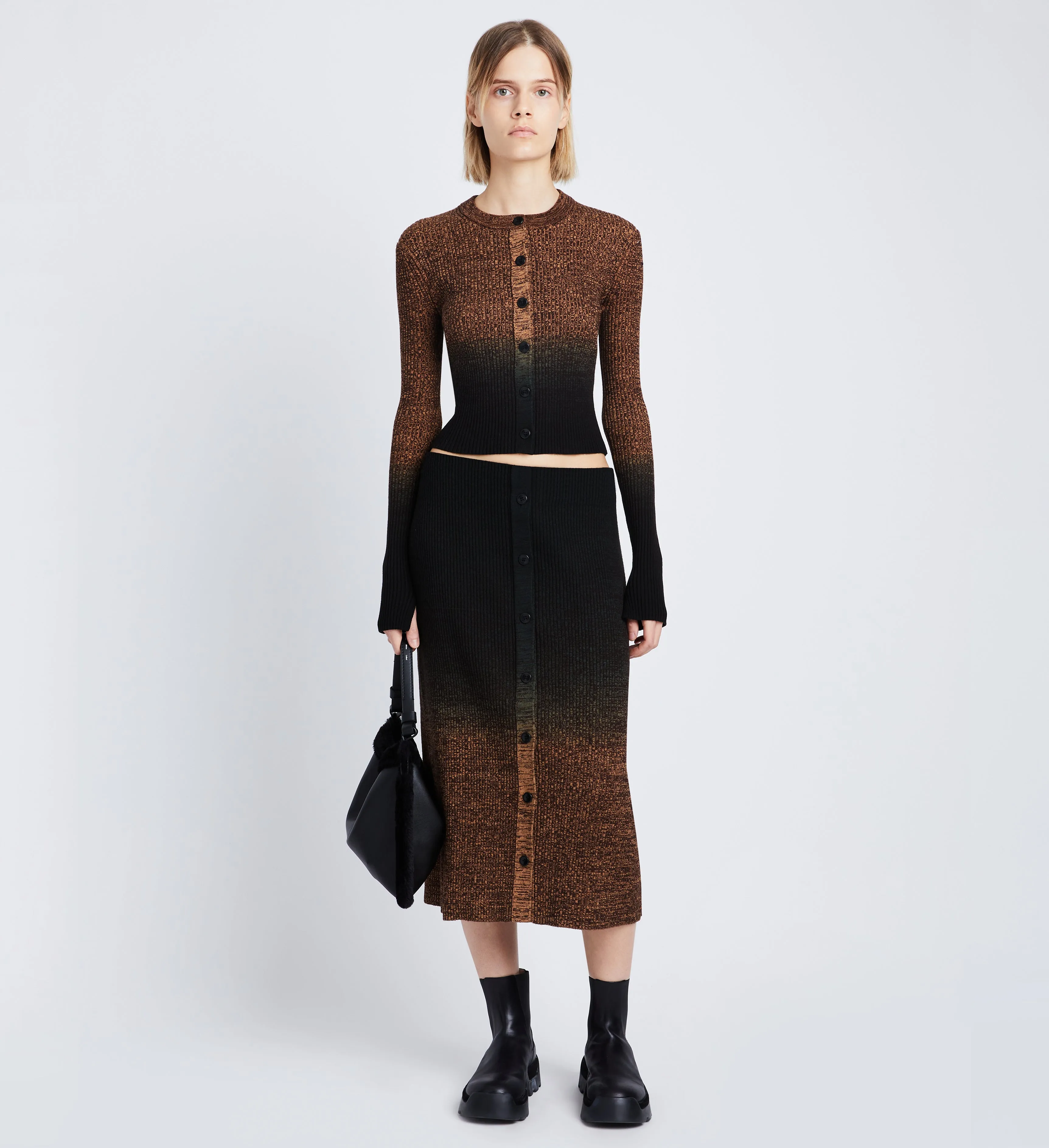 Gradient Marl Knit Skirt sold by Proenza Schouler product image thumbnail 2