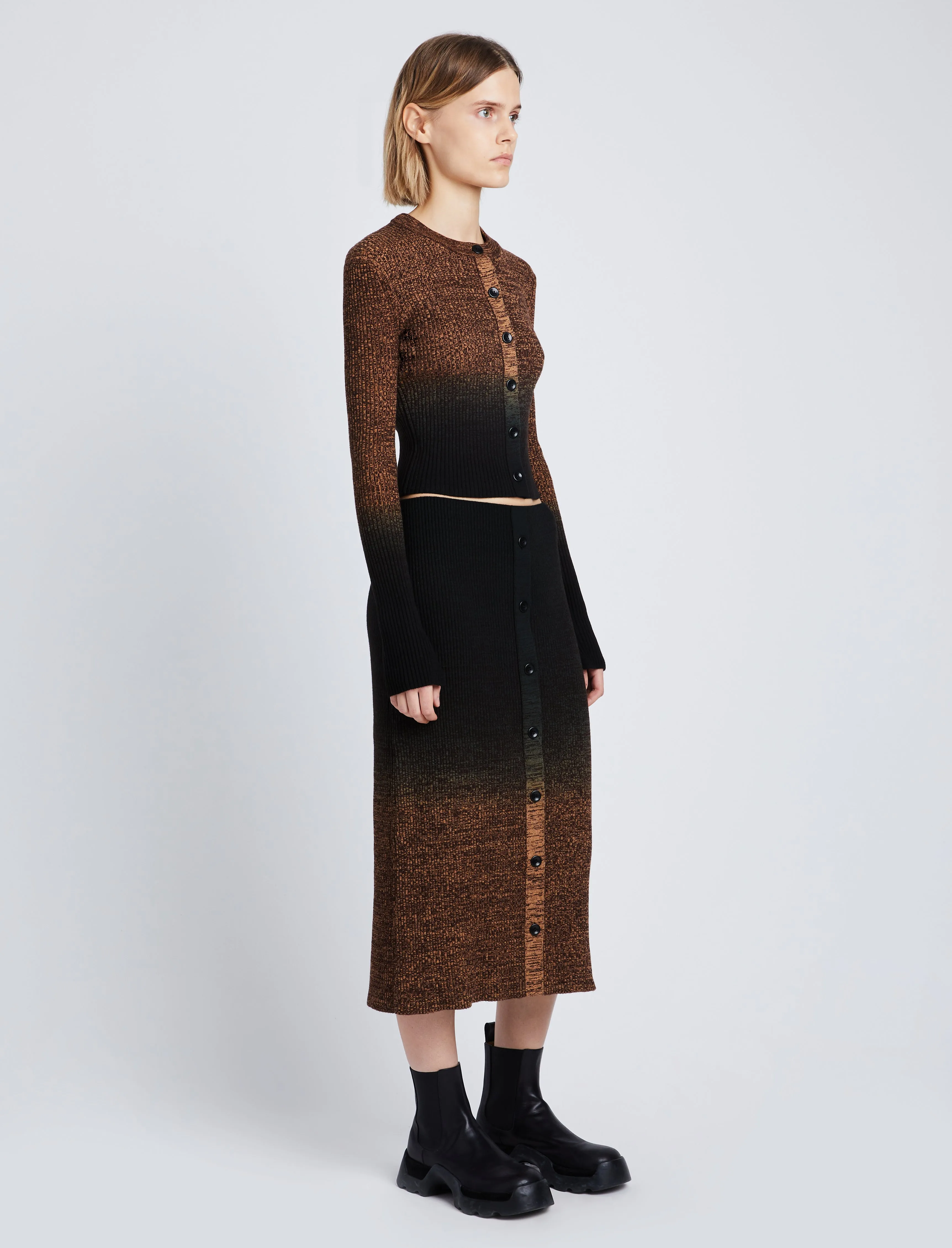 Gradient Marl Knit Skirt sold by Proenza Schouler product image thumbnail 3