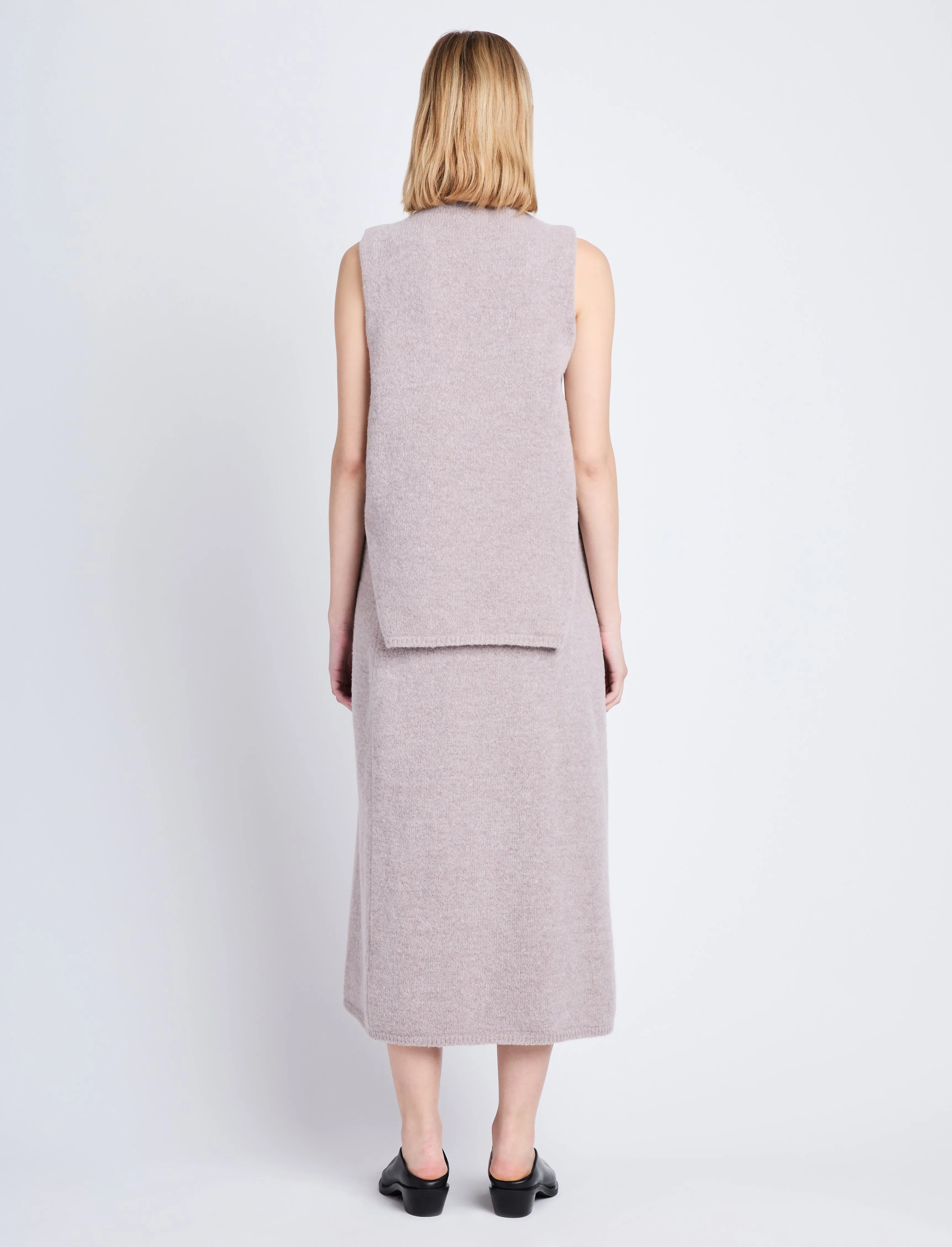 Zadie Knit Wrap Skirt in Wool Blend sold by Proenza Schouler product image thumbnail 4