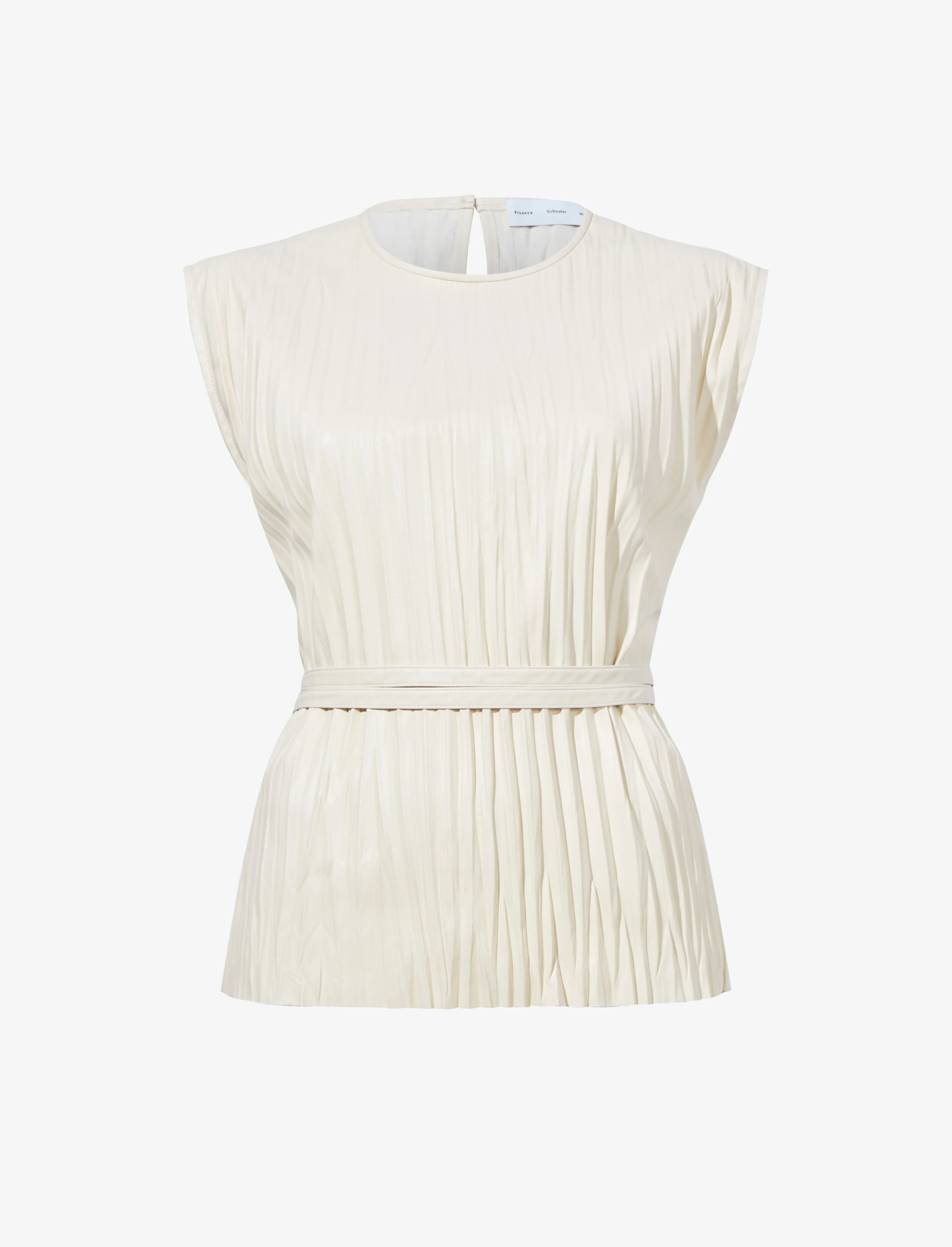 Lyra Top in Faux Leather sold by Proenza Schouler