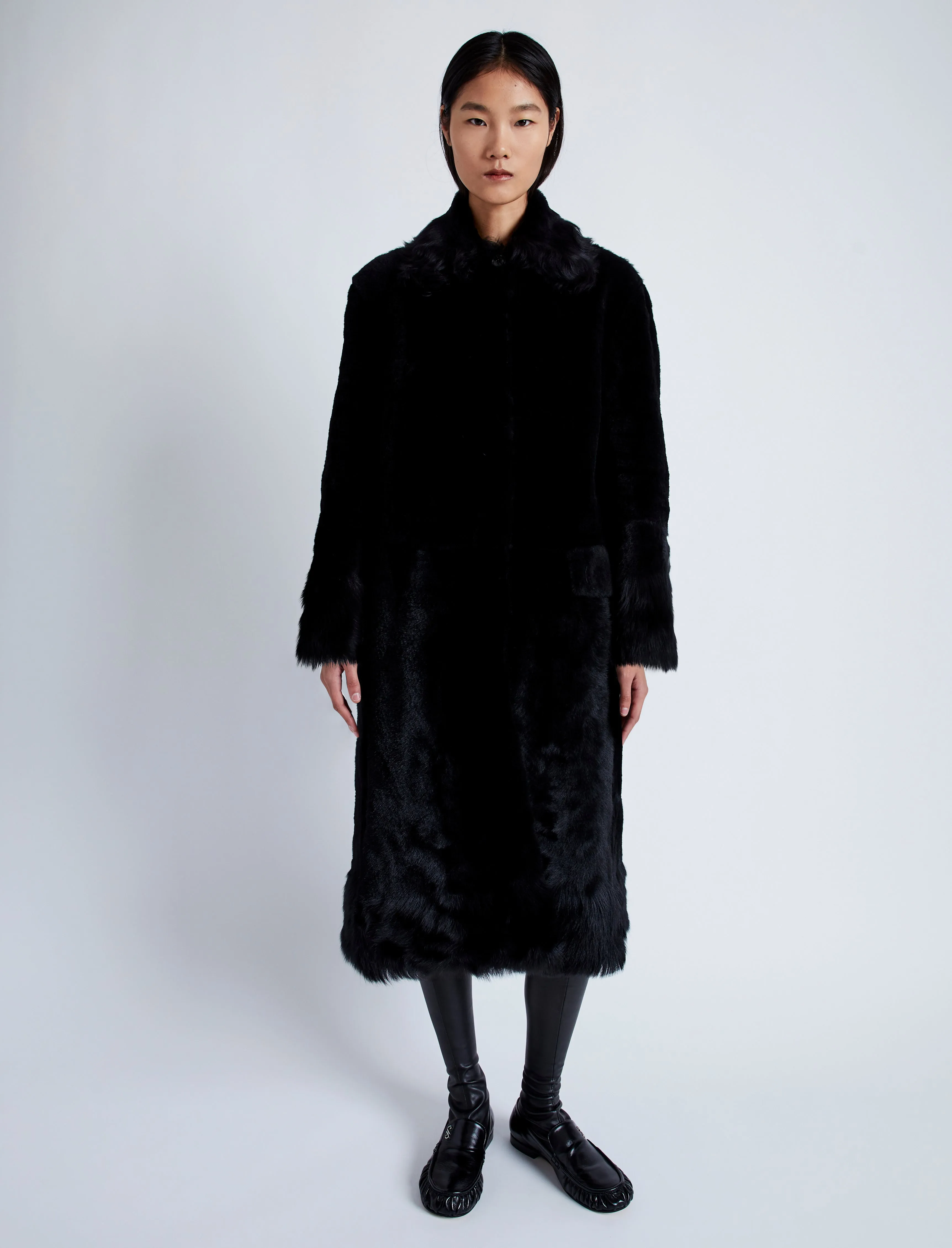 Fiona Coat in Shearling sold by Proenza Schouler product image thumbnail 2