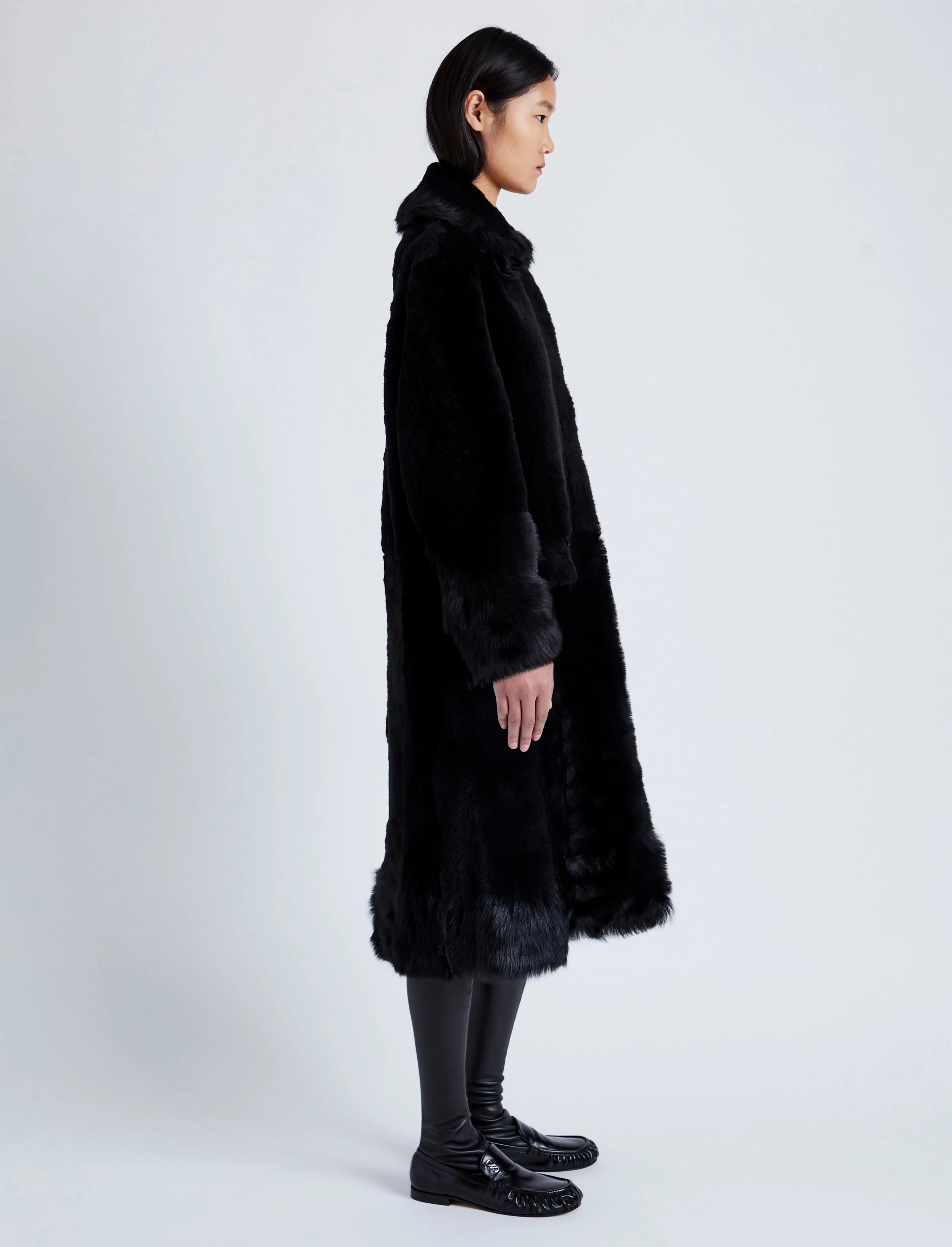 Fiona Coat in Shearling sold by Proenza Schouler product image thumbnail 3