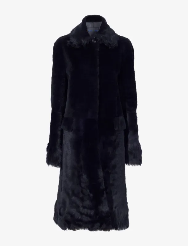 Fiona Coat in Shearling sold by Proenza Schouler