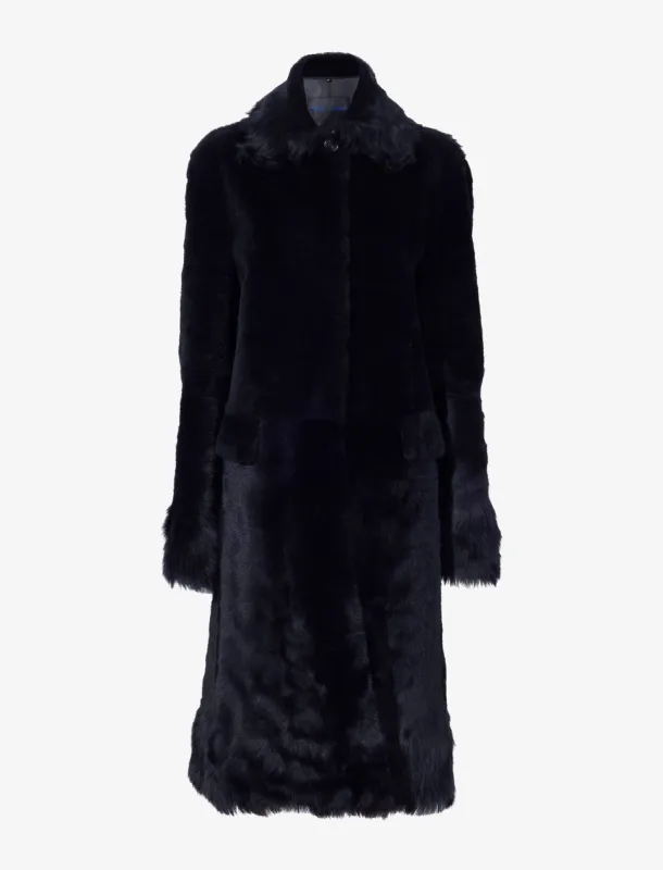 Fiona Coat in Shearling sold by Proenza Schouler