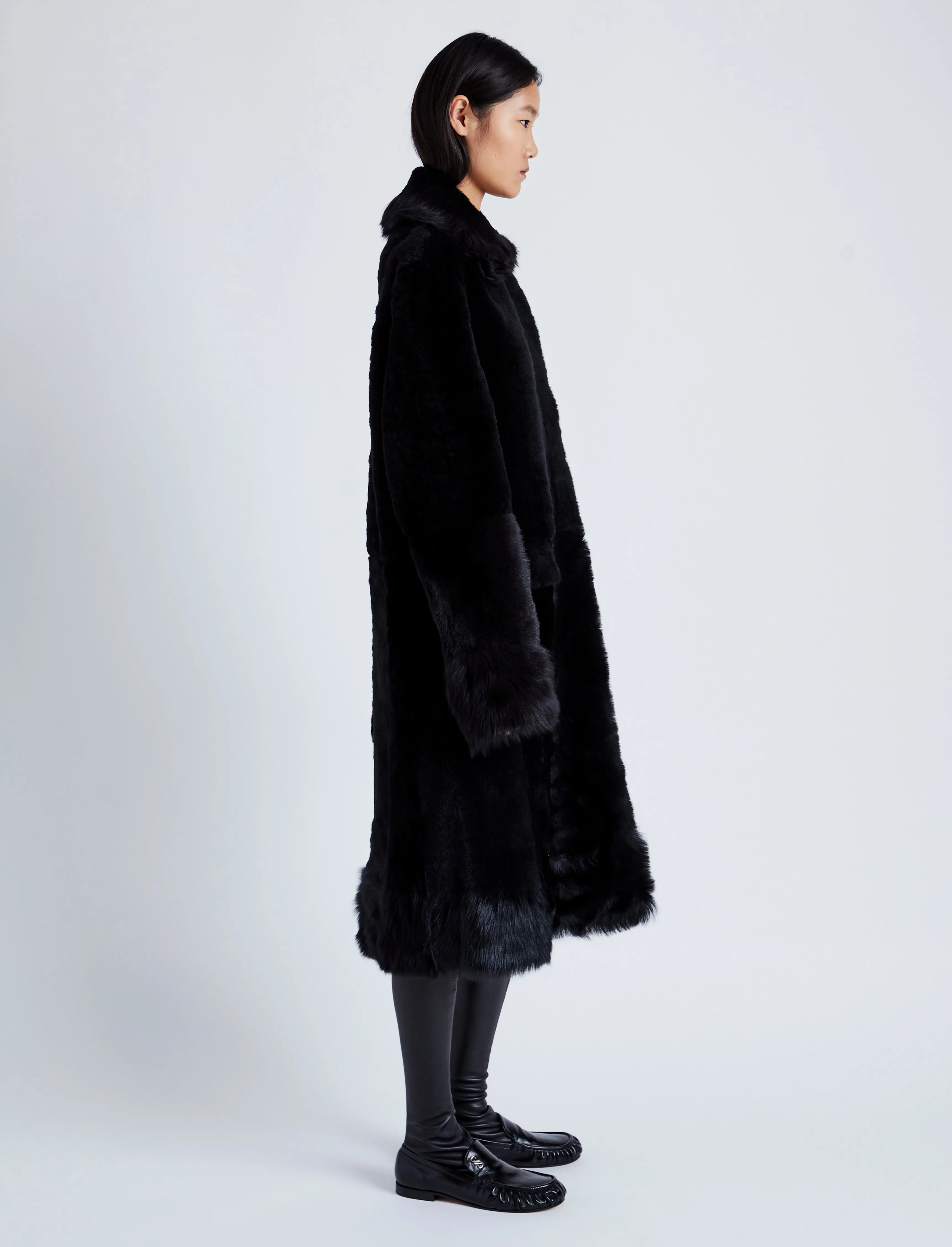 Fiona Coat in Shearling sold by Proenza Schouler product image thumbnail 3