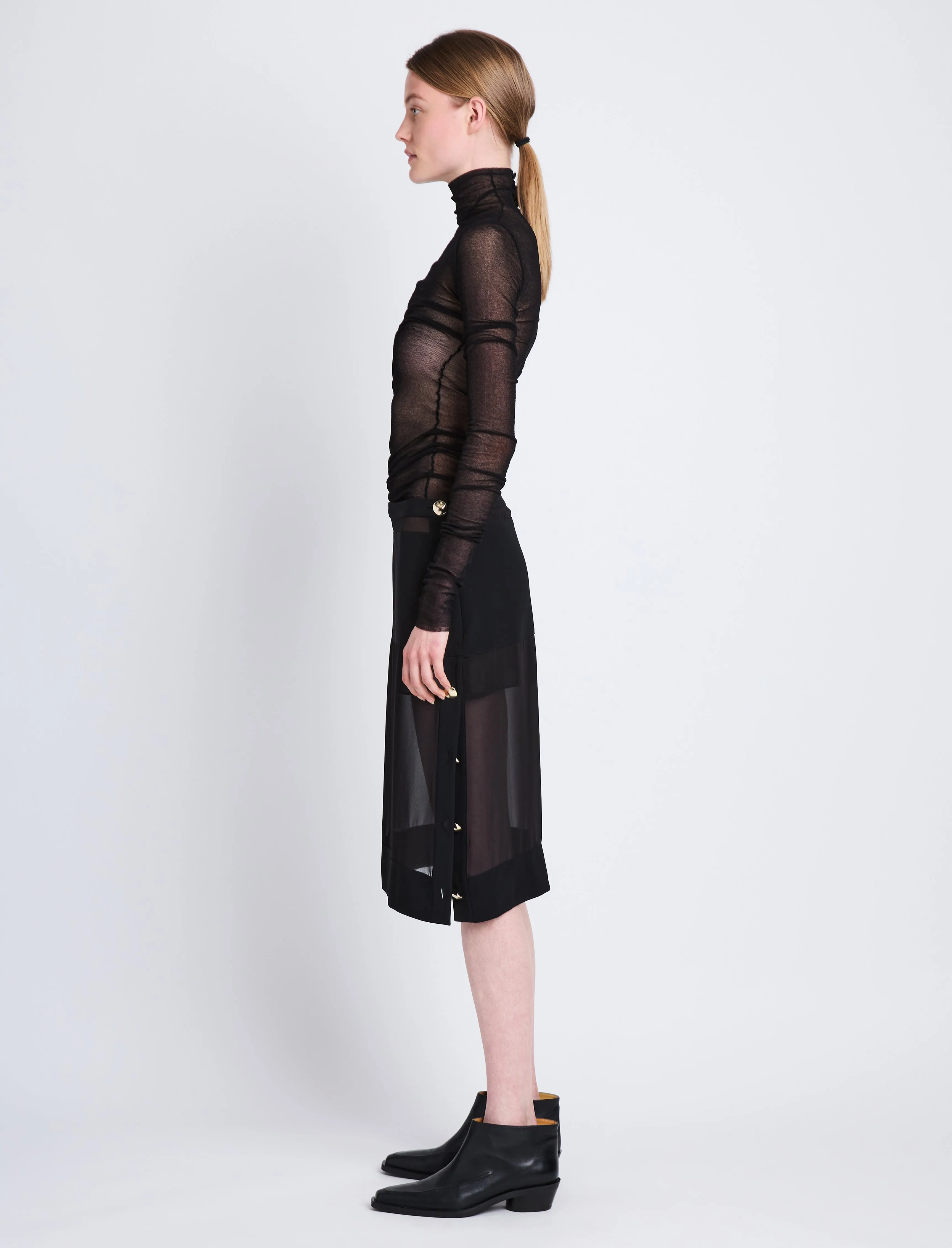 Technical Chiffon Skirt sold by Proenza Schouler product image thumbnail 3