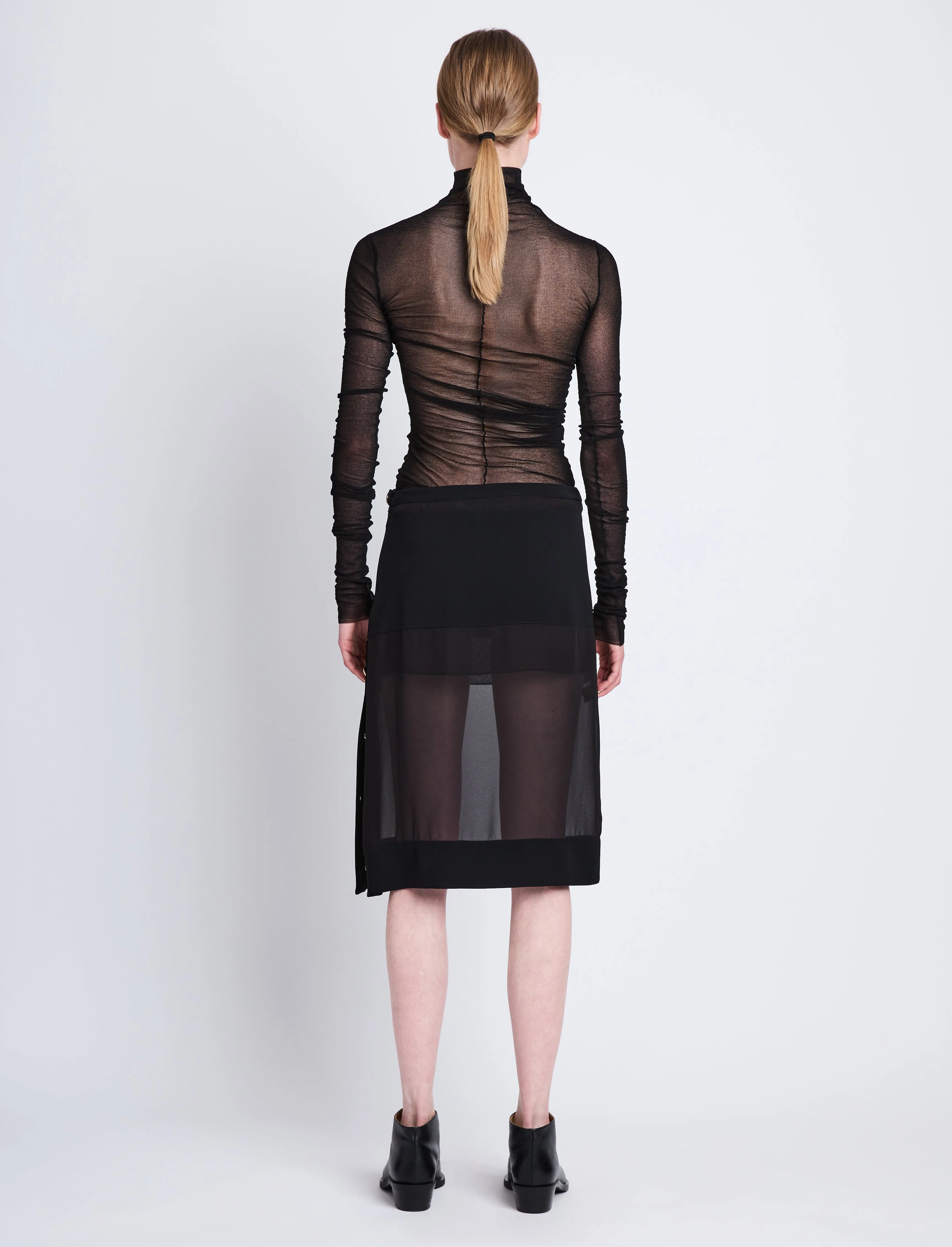 Technical Chiffon Skirt sold by Proenza Schouler product image thumbnail 4