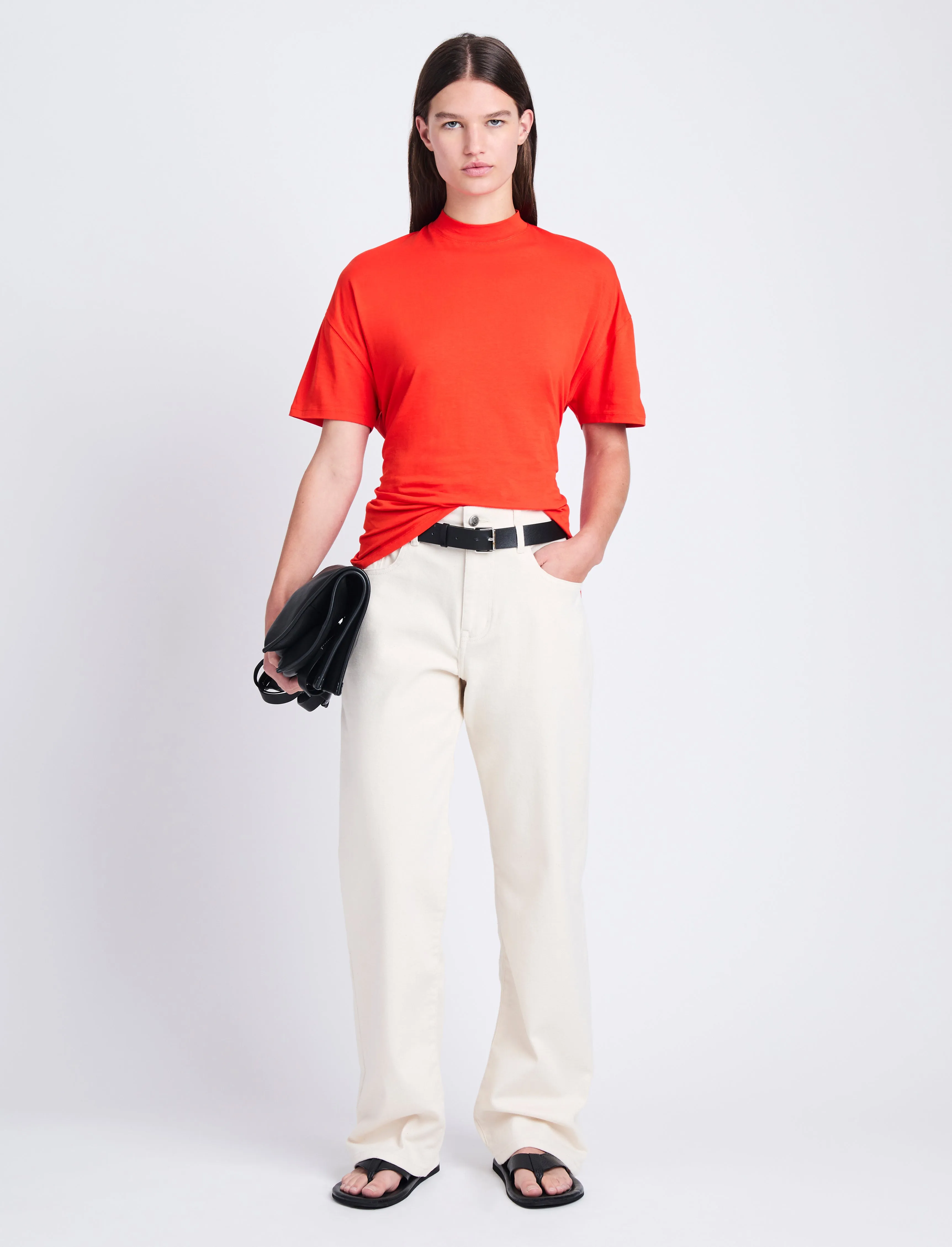 Mira T-Shirt in Jersey sold by Proenza Schouler product image thumbnail 3