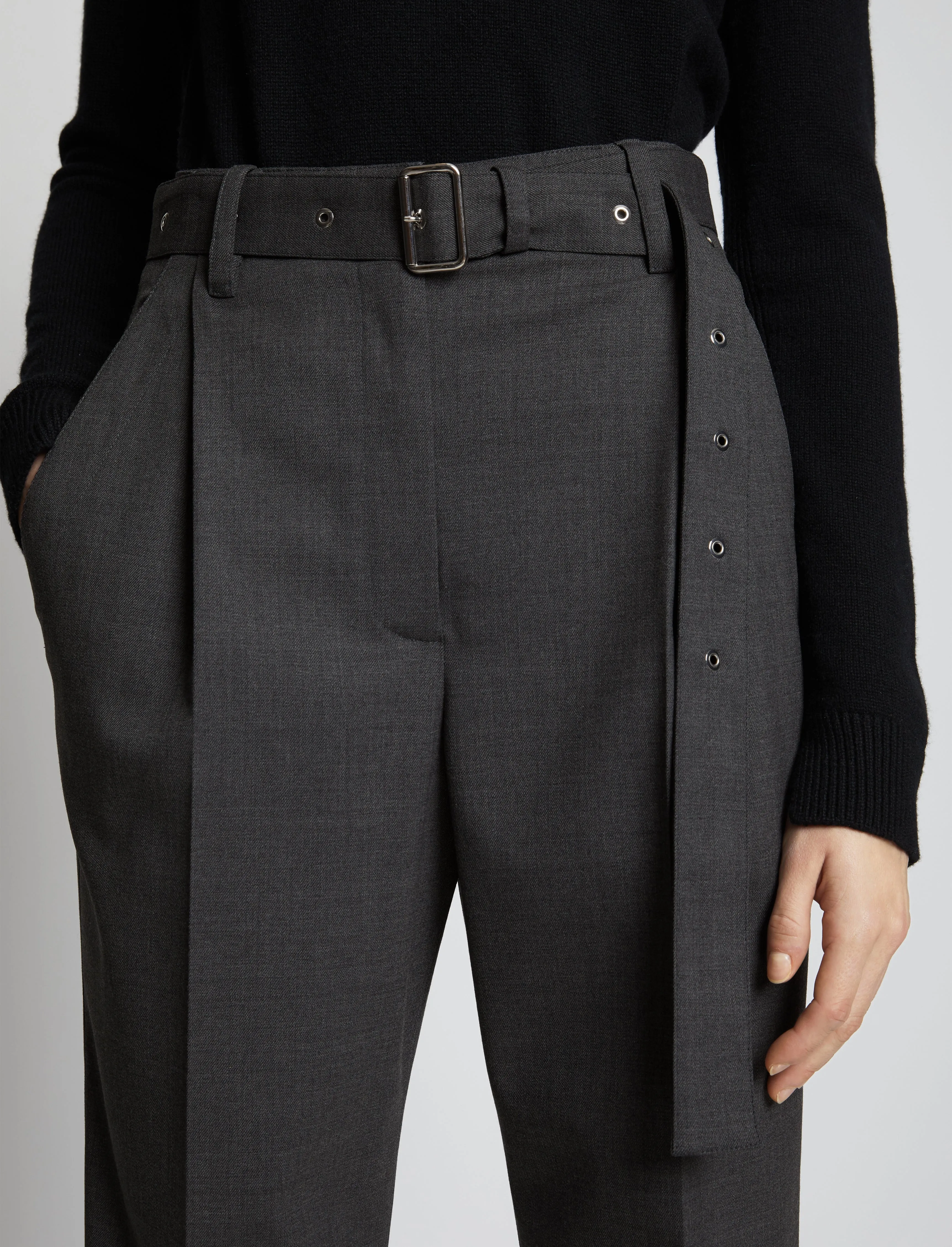 Wool Suiting Carrot Pants sold by Proenza Schouler product image thumbnail 5