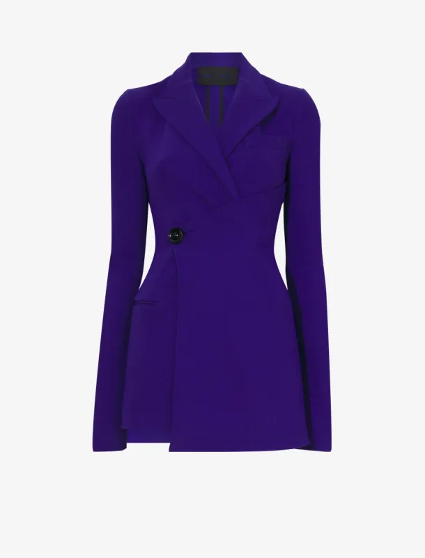 Bi-Stretch Crepe Cinched Jacket made by Proenza Schouler