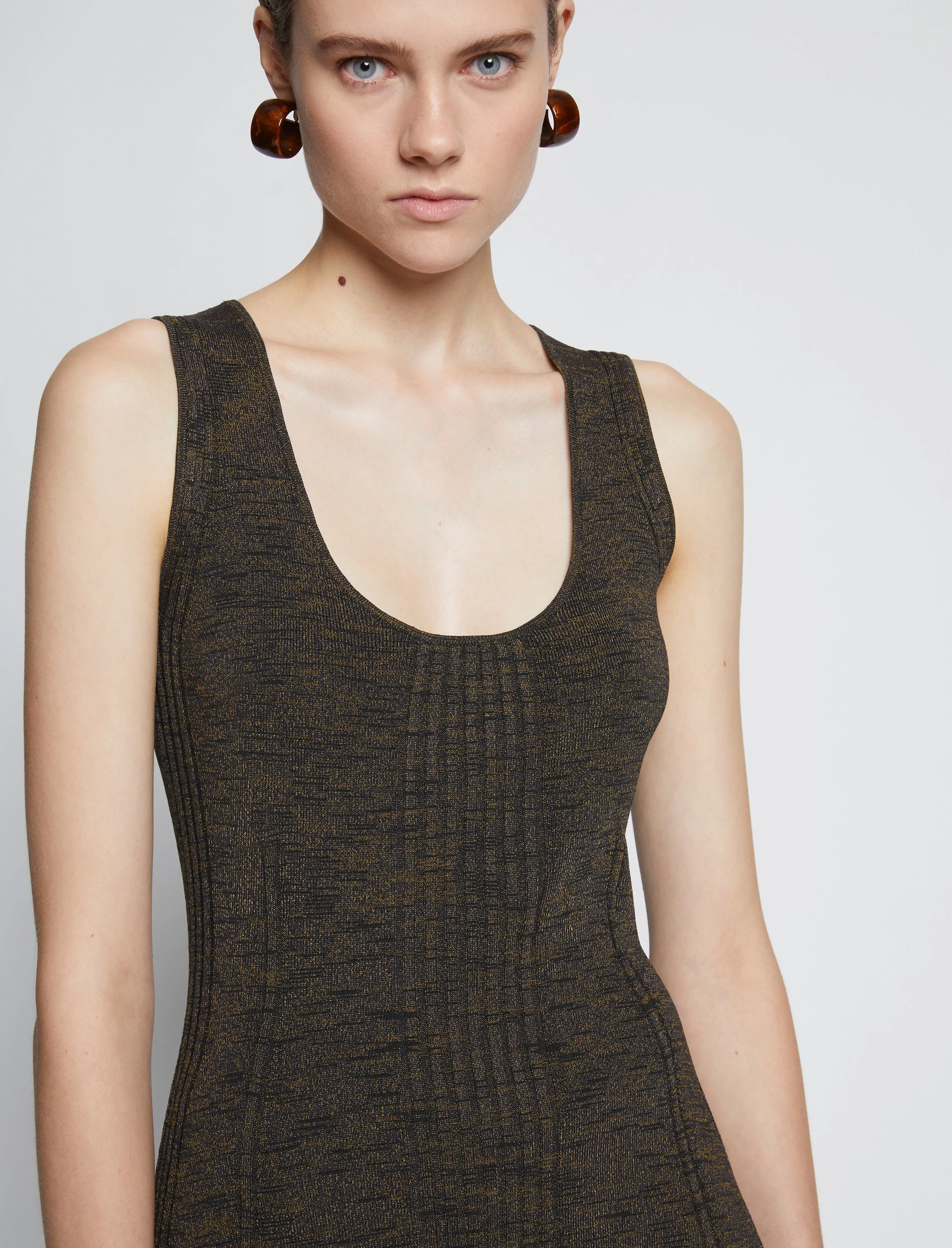 Melange Rib Tank Dress sold by Proenza Schouler product image thumbnail 5