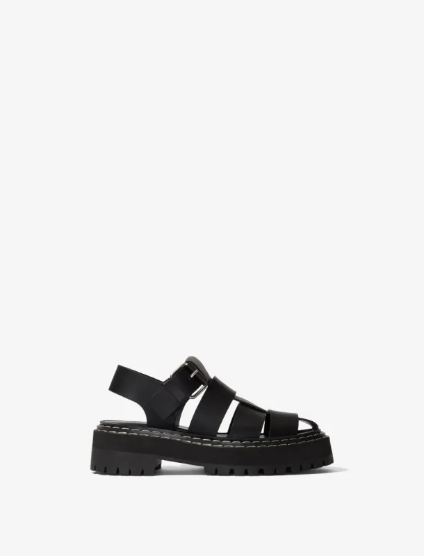 Lug Sole Platform Fisherman Sandals sold by Proenza Schouler