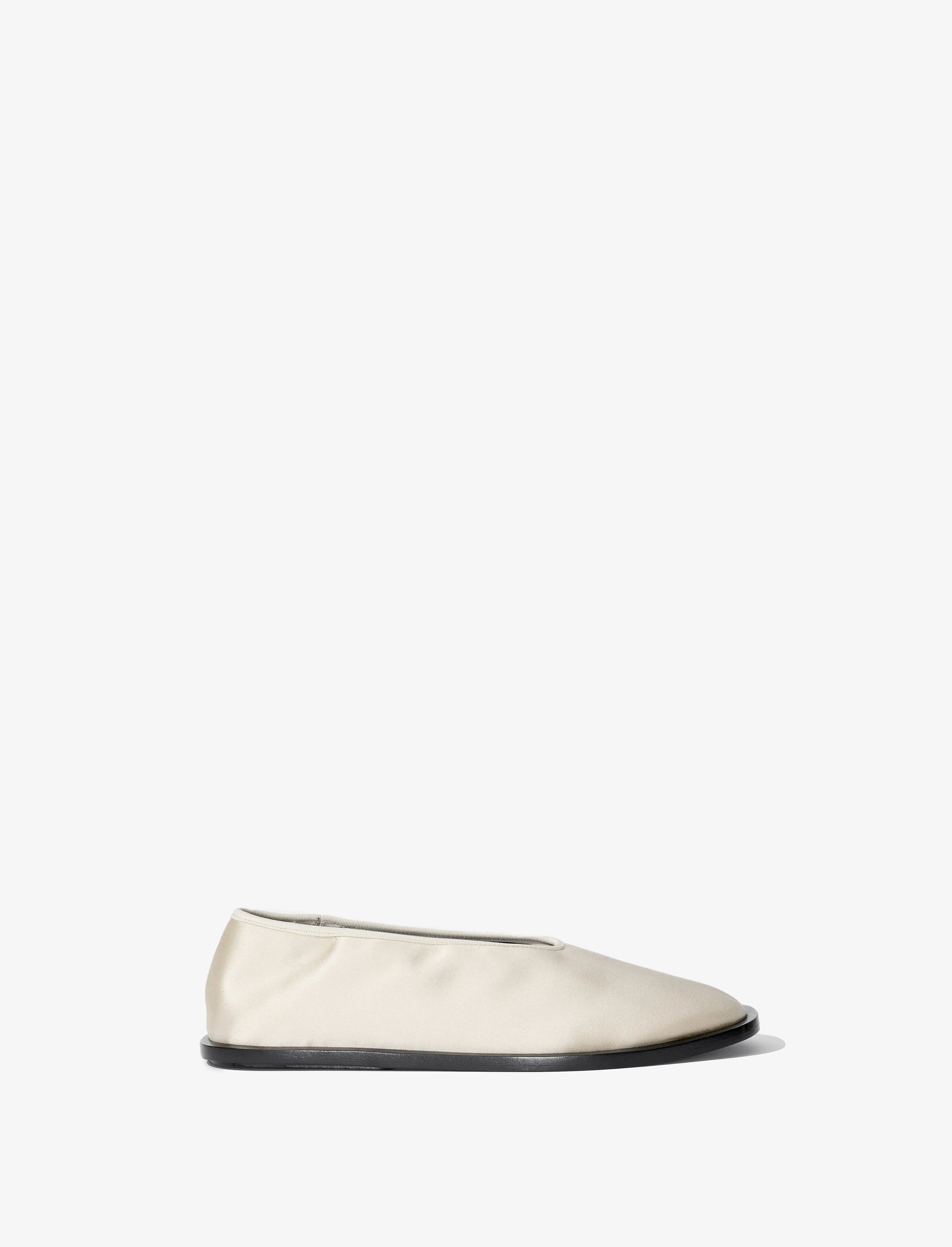 Soft Square Slippers in Satin sold by Proenza Schouler