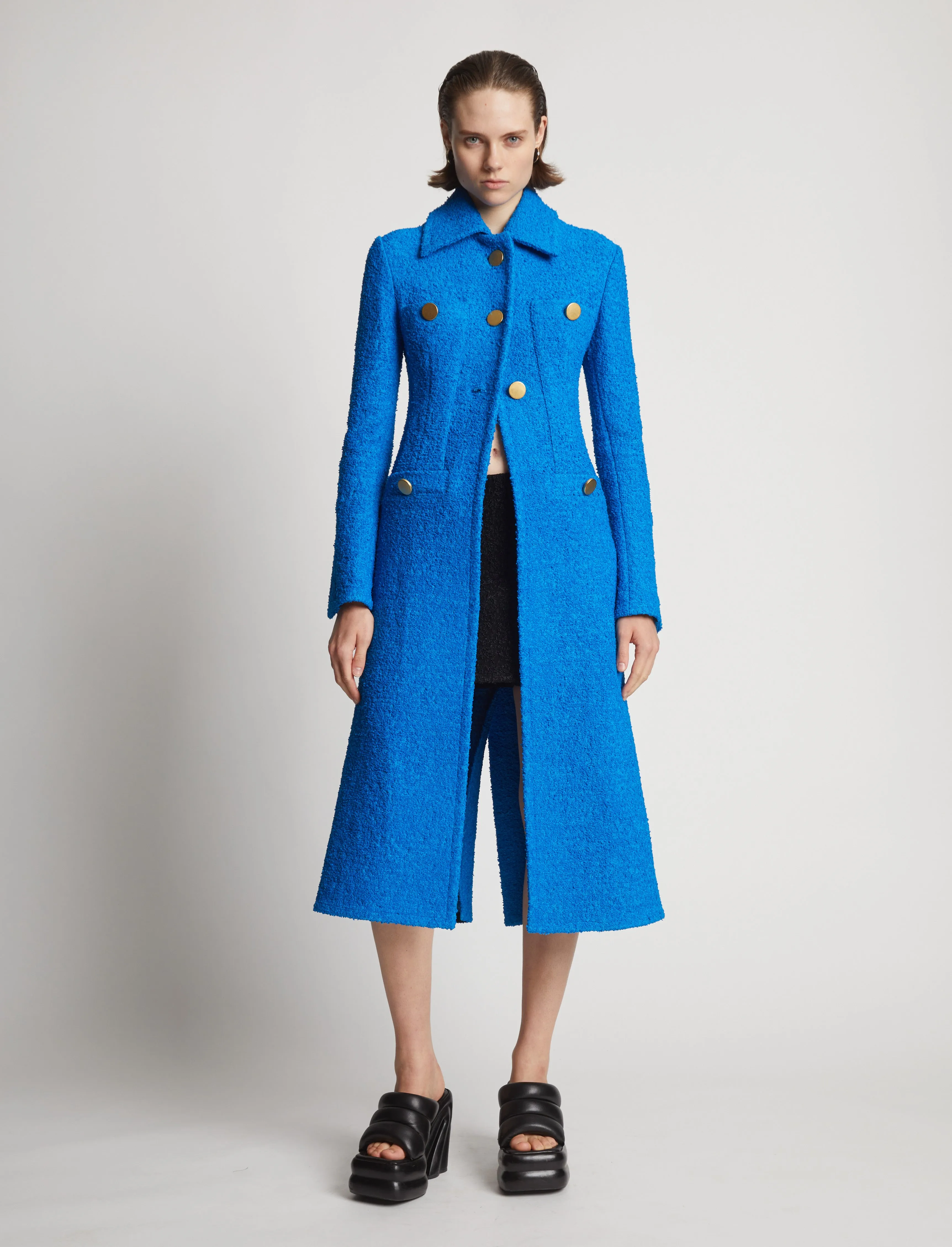 Boucle Tweed Coat sold by Proenza Schouler product image thumbnail 2