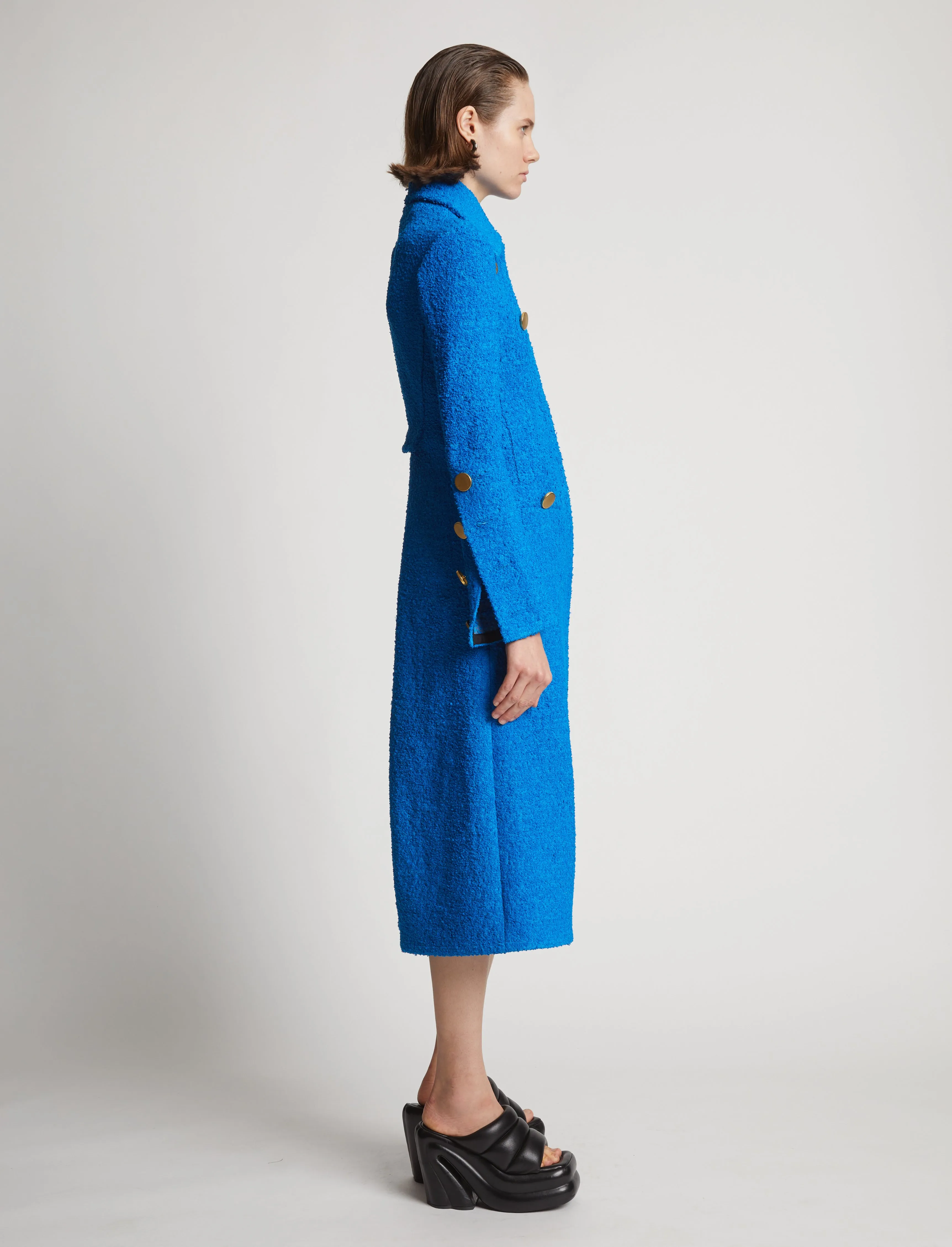 Boucle Tweed Coat sold by Proenza Schouler product image thumbnail 3