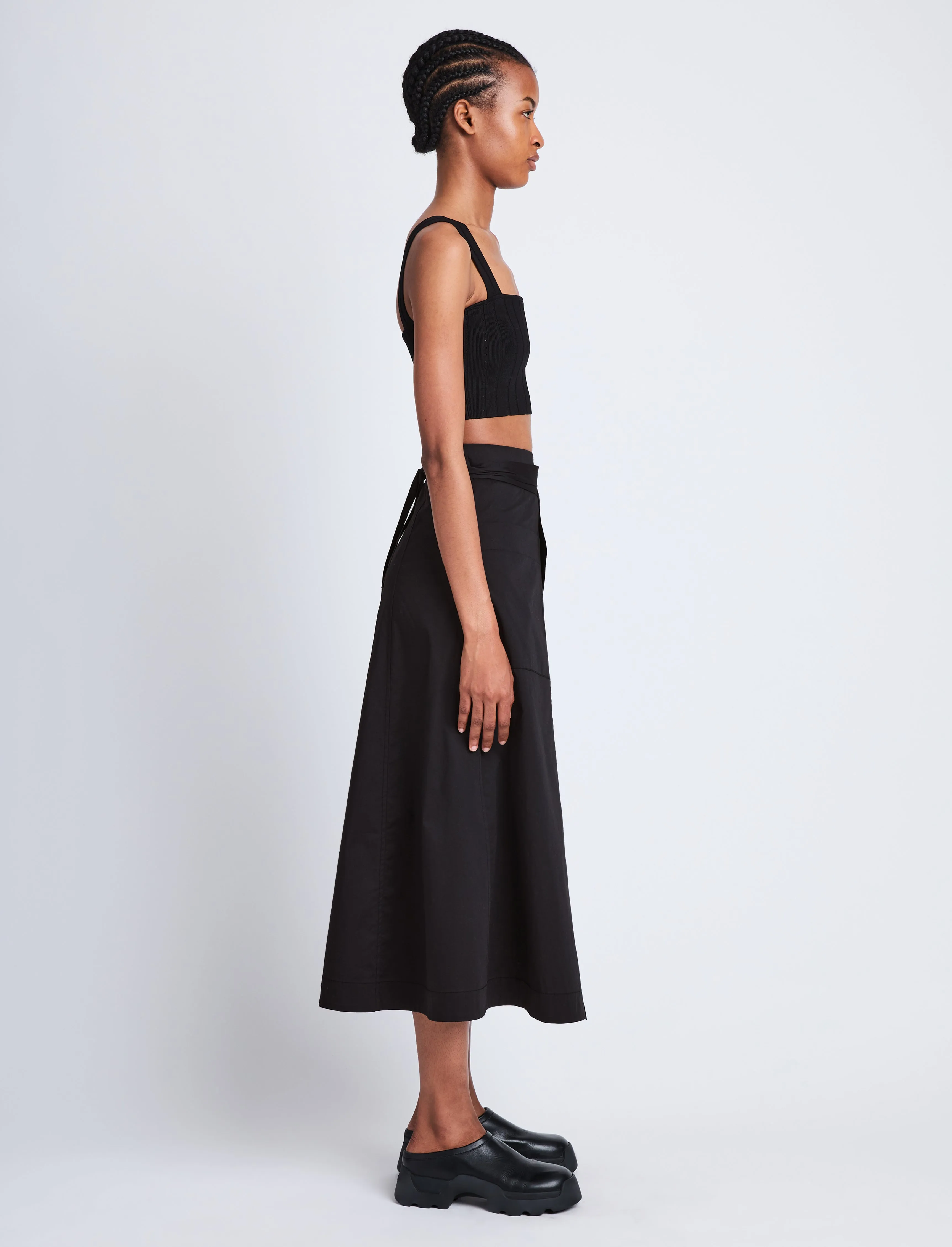 Soft Poplin Wrap Skirt sold by Proenza Schouler product image thumbnail 3