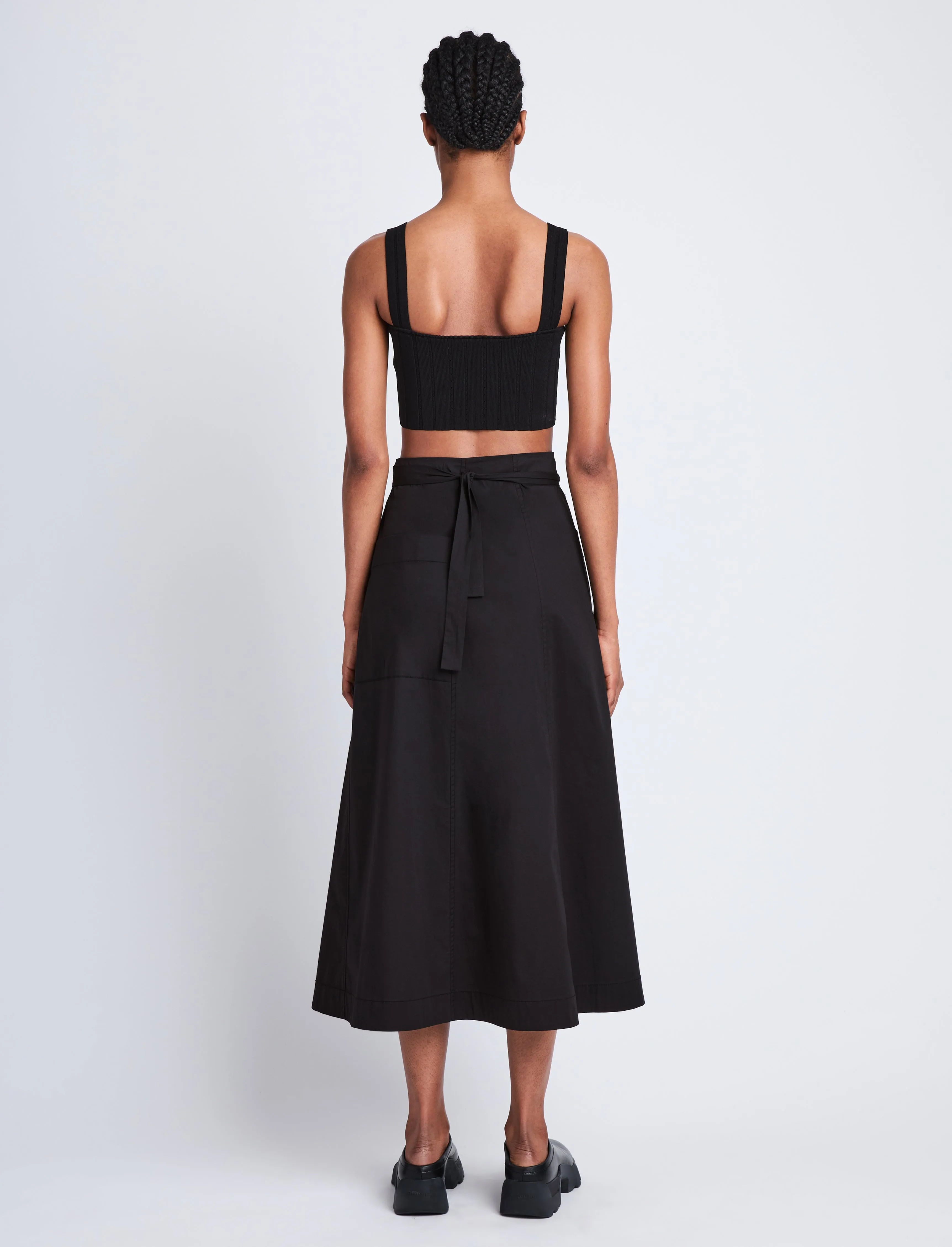 Soft Poplin Wrap Skirt sold by Proenza Schouler product image thumbnail 4