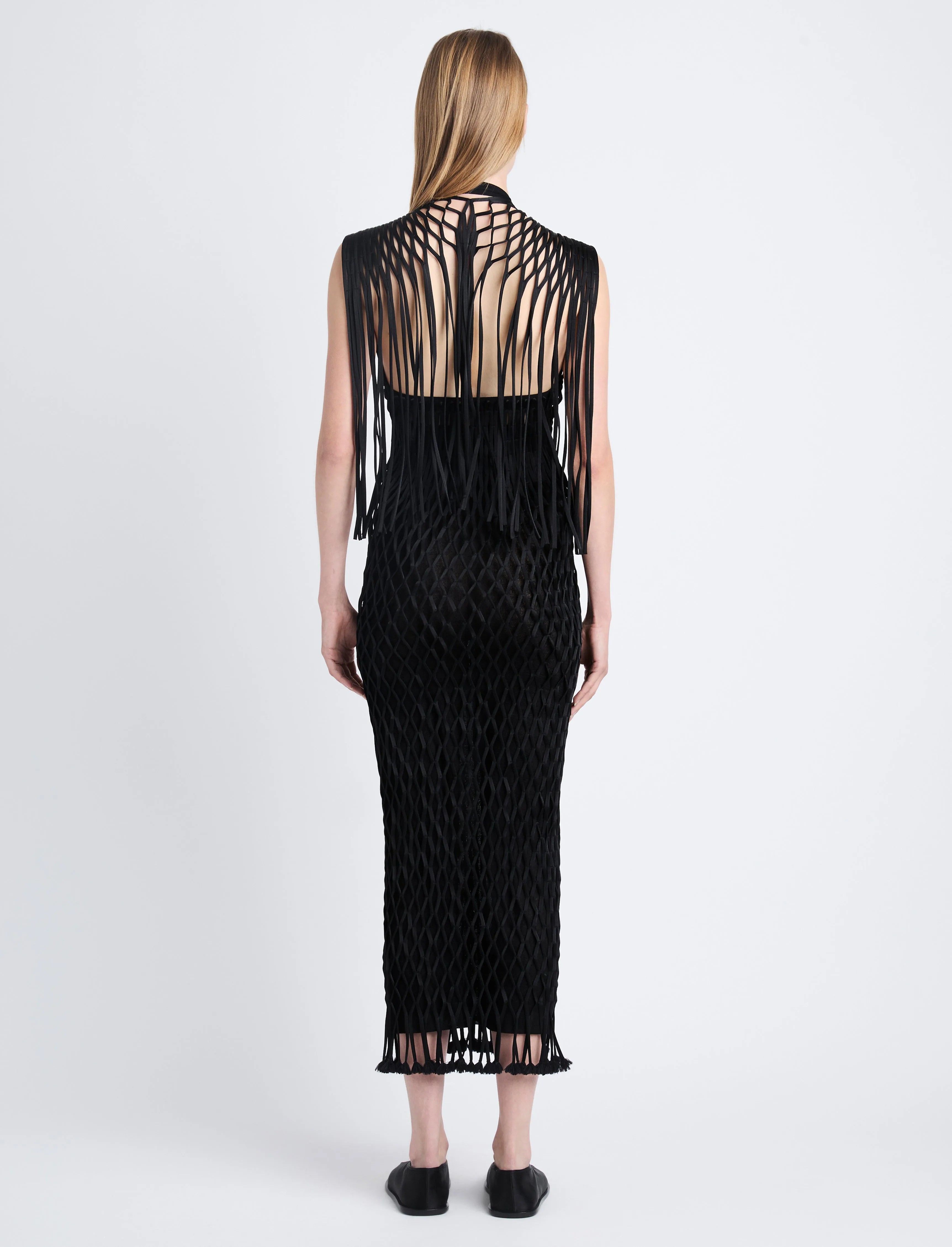 Tauba Dress in Satin Ribbon sold by Proenza Schouler product image thumbnail 4