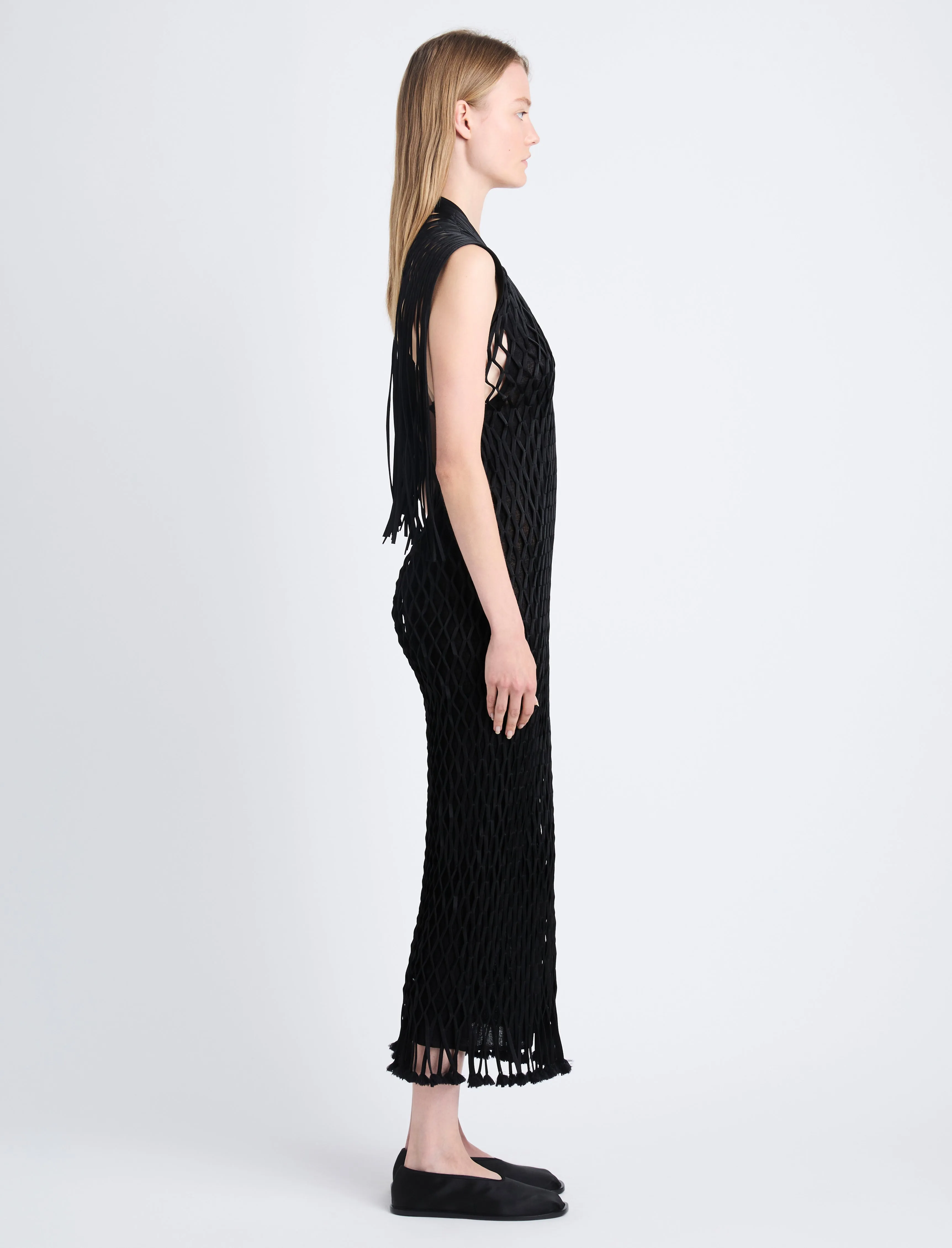 Tauba Dress in Satin Ribbon sold by Proenza Schouler product image thumbnail 3
