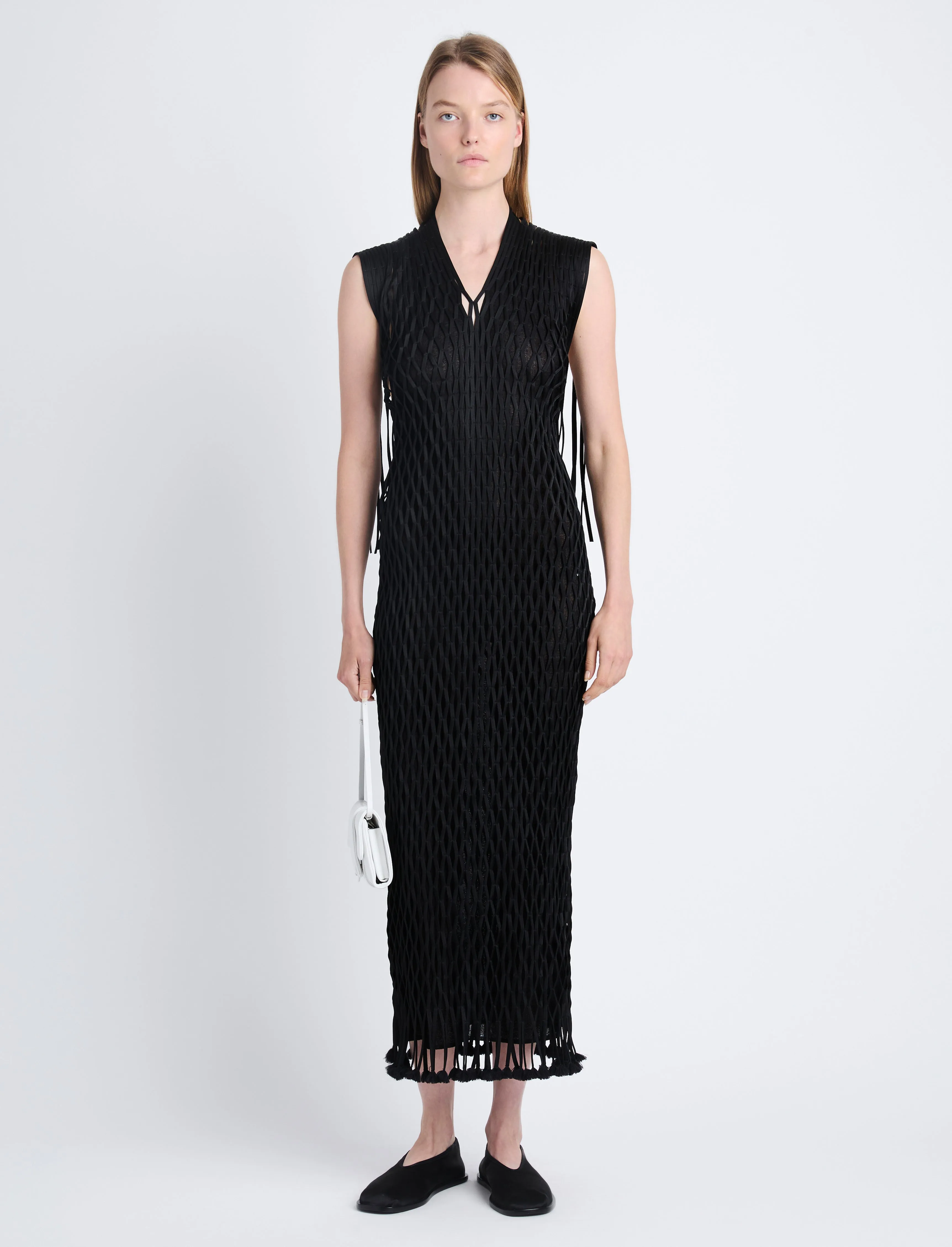 Tauba Dress in Satin Ribbon sold by Proenza Schouler product image thumbnail 2