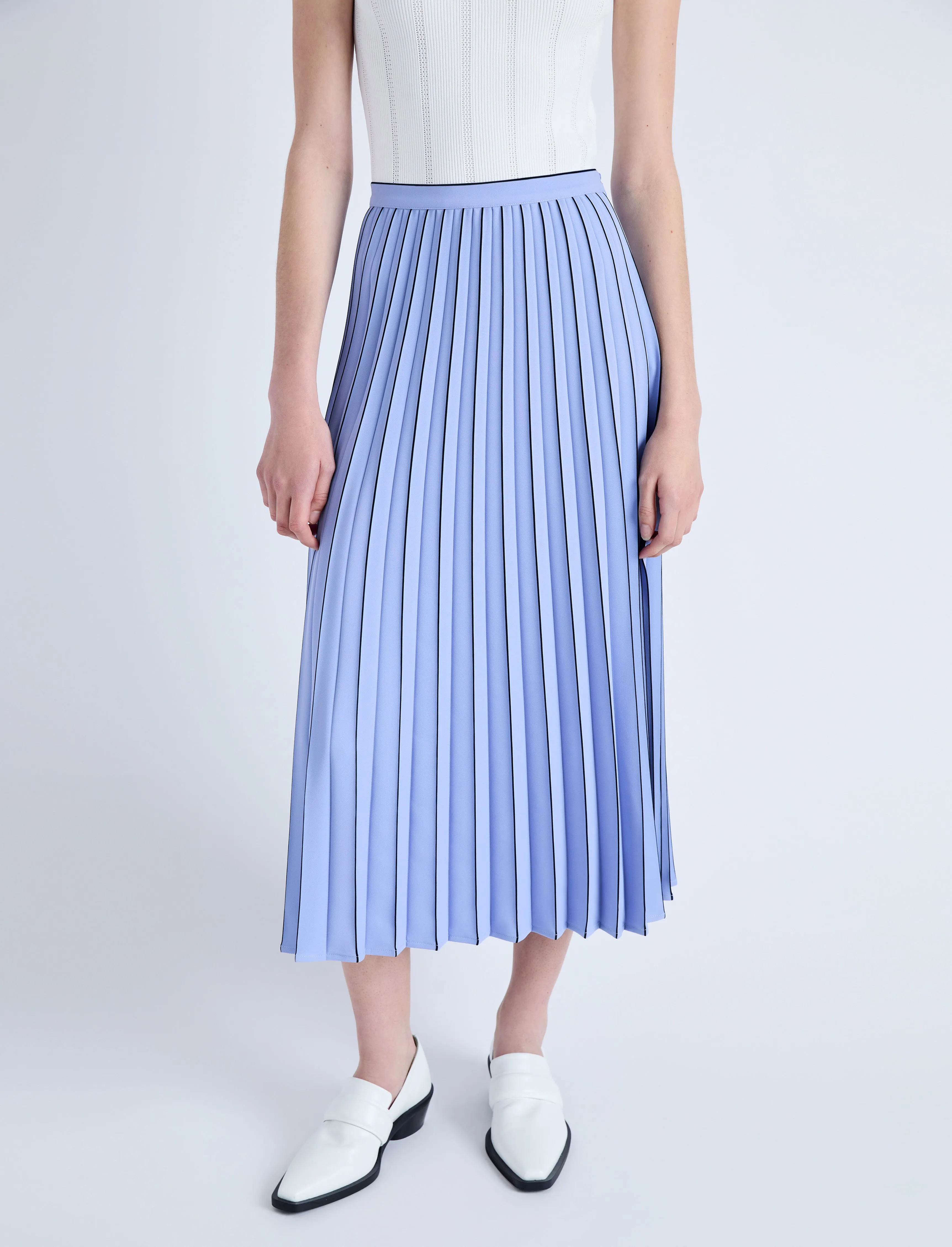 Miles Skirt in Pleated Crepe sold by Proenza Schouler product image thumbnail 5