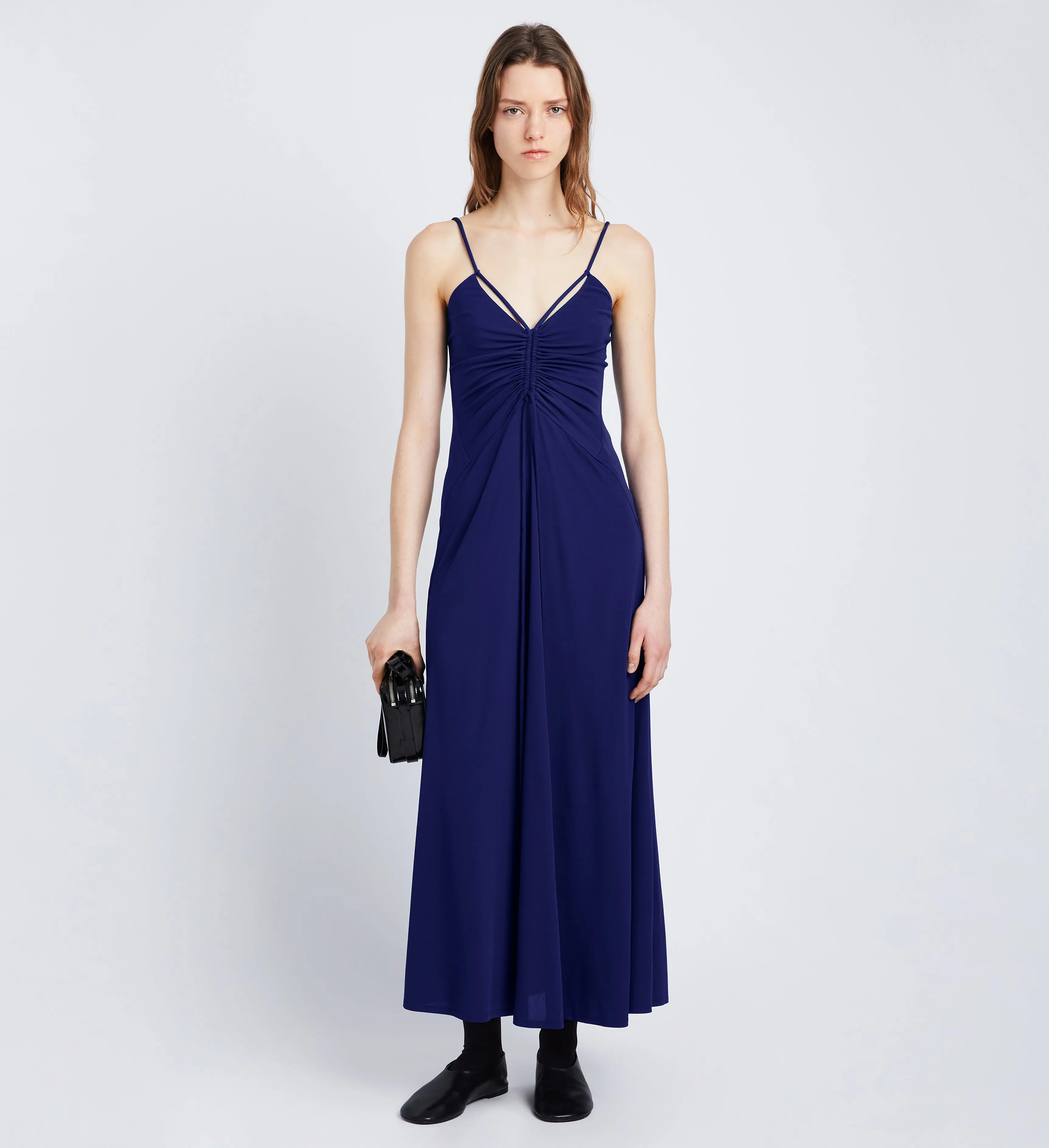 Matte Crepe Spaghetti Dress sold by Proenza Schouler product image thumbnail 2