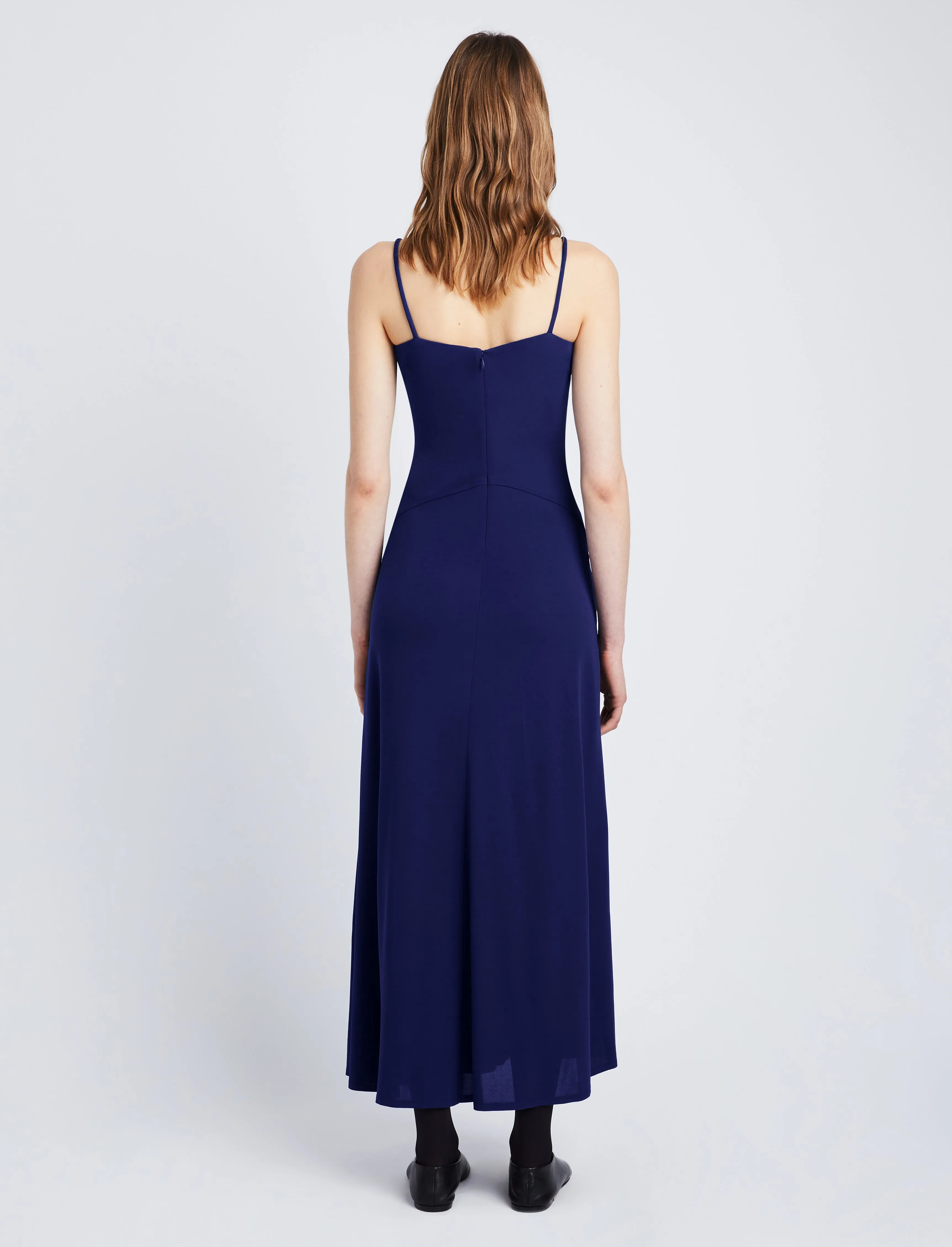 Matte Crepe Spaghetti Dress sold by Proenza Schouler product image thumbnail 4