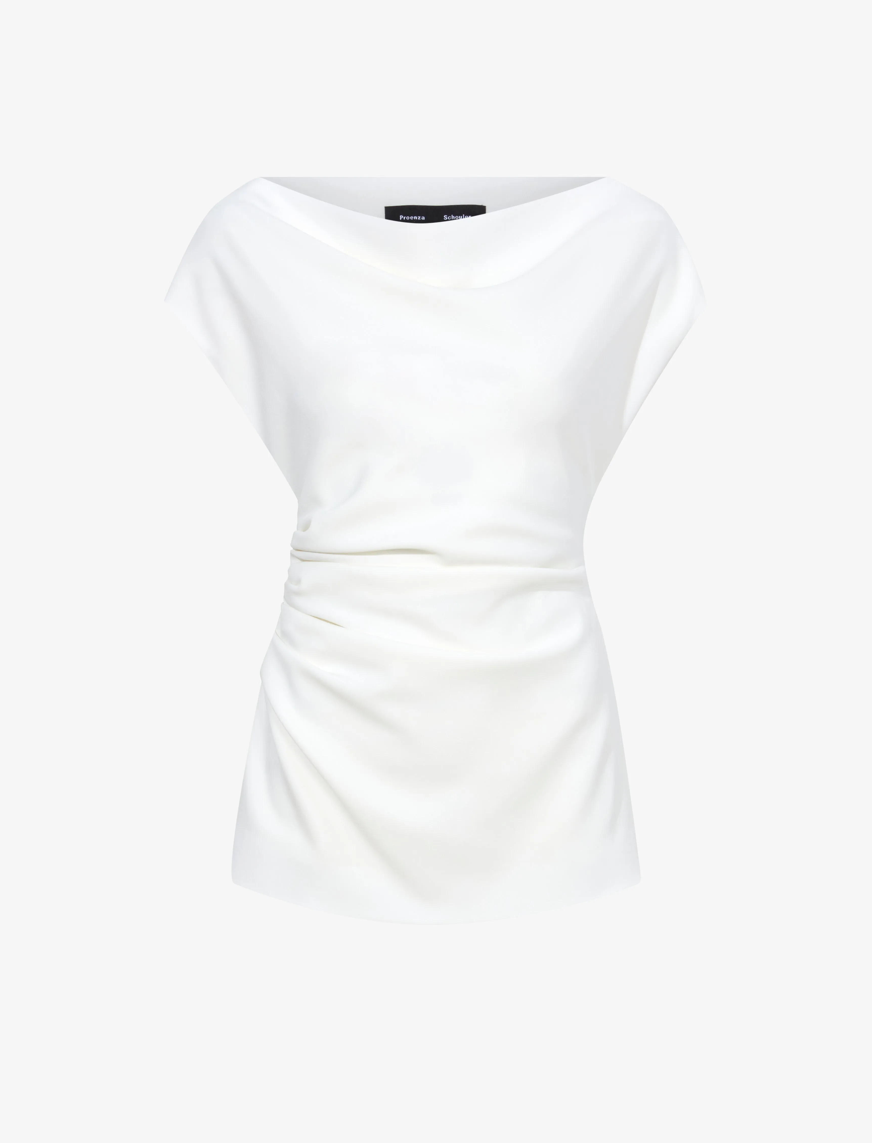 Francesa Off The Shoulder Top in Matte Double Crepe sold by Proenza Schouler