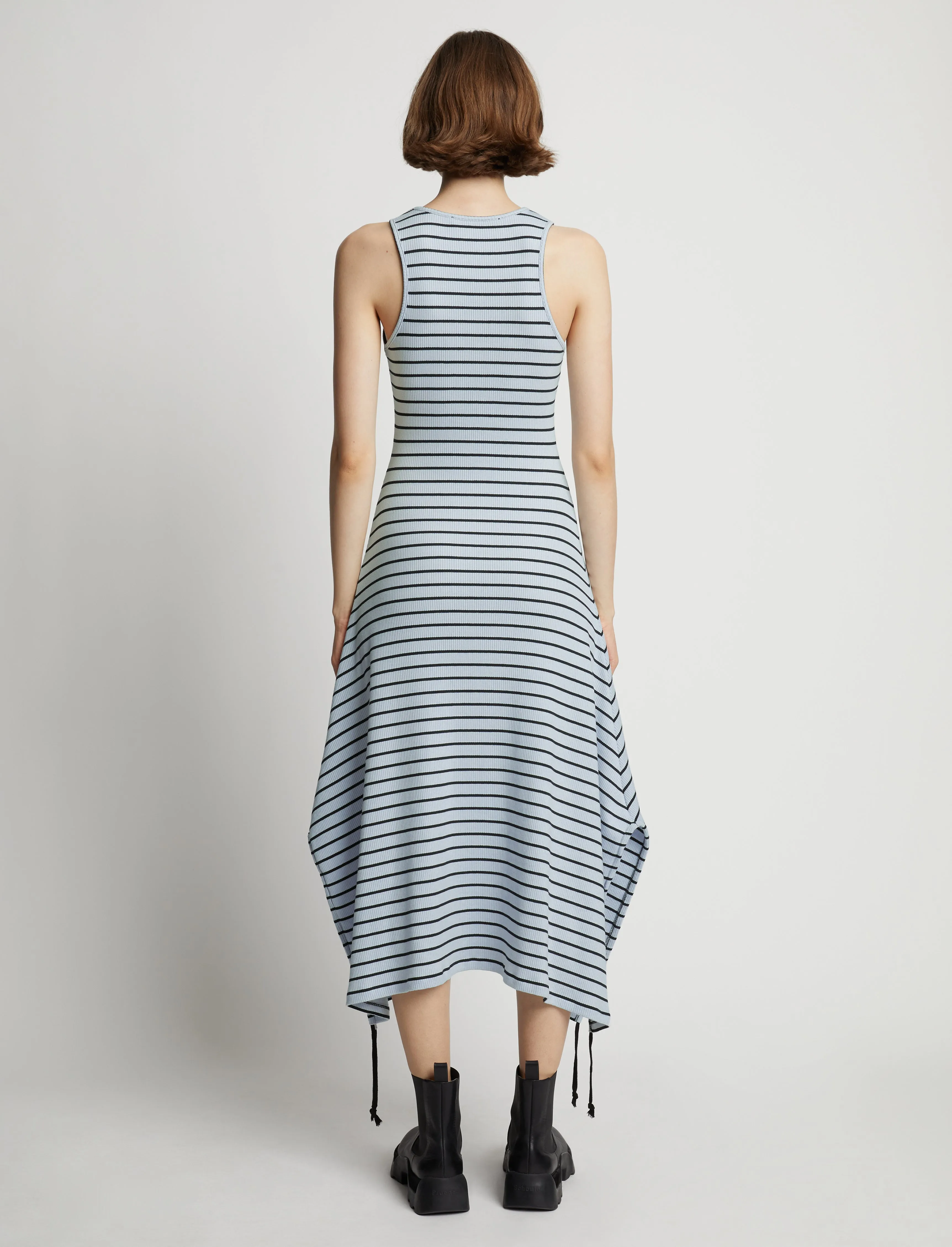 Stripe Rib Sleeveless Dress sold by Proenza Schouler product image thumbnail 4