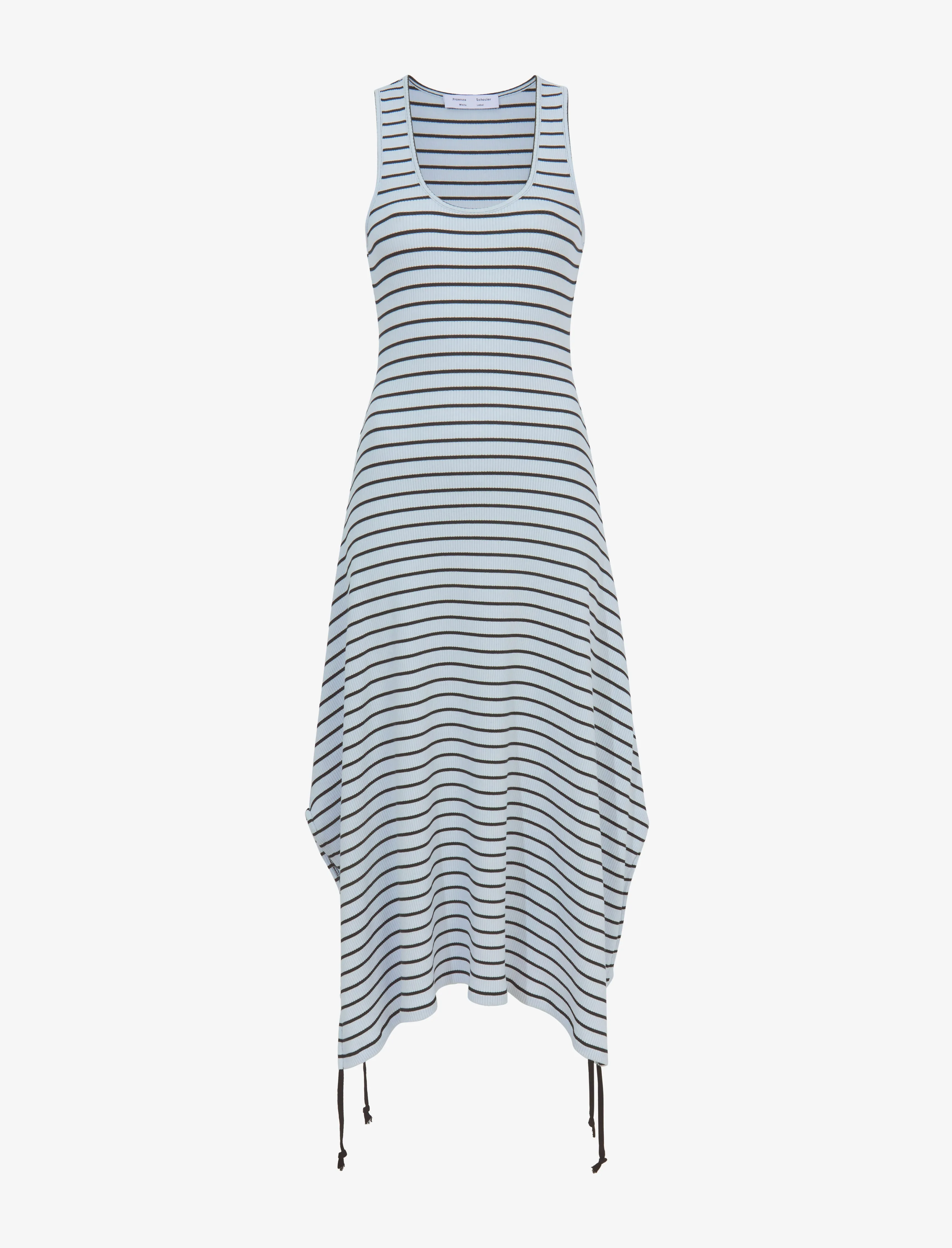 Stripe Rib Sleeveless Dress sold by Proenza Schouler