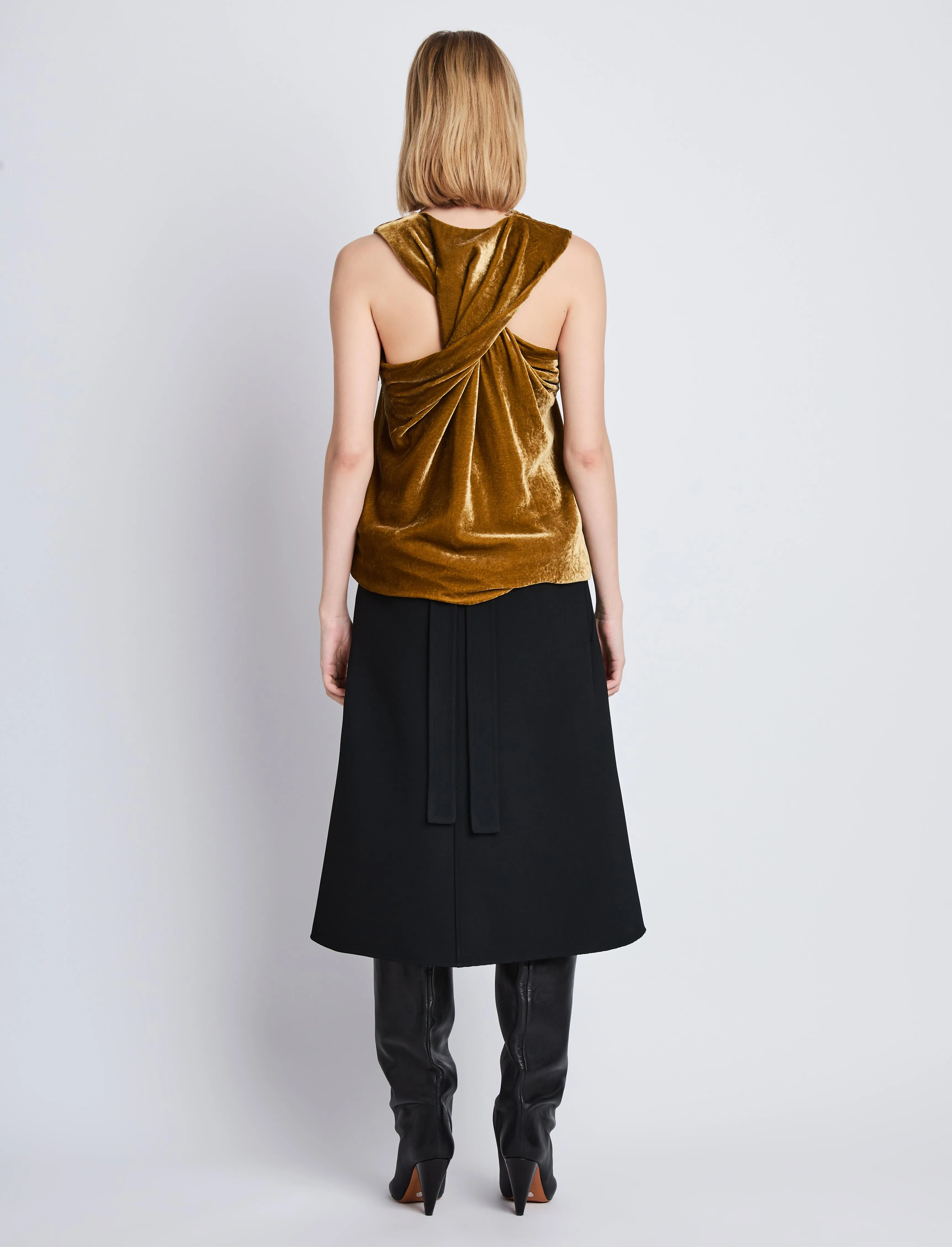 Joyce Top in Velvet sold by Proenza Schouler product image thumbnail 5