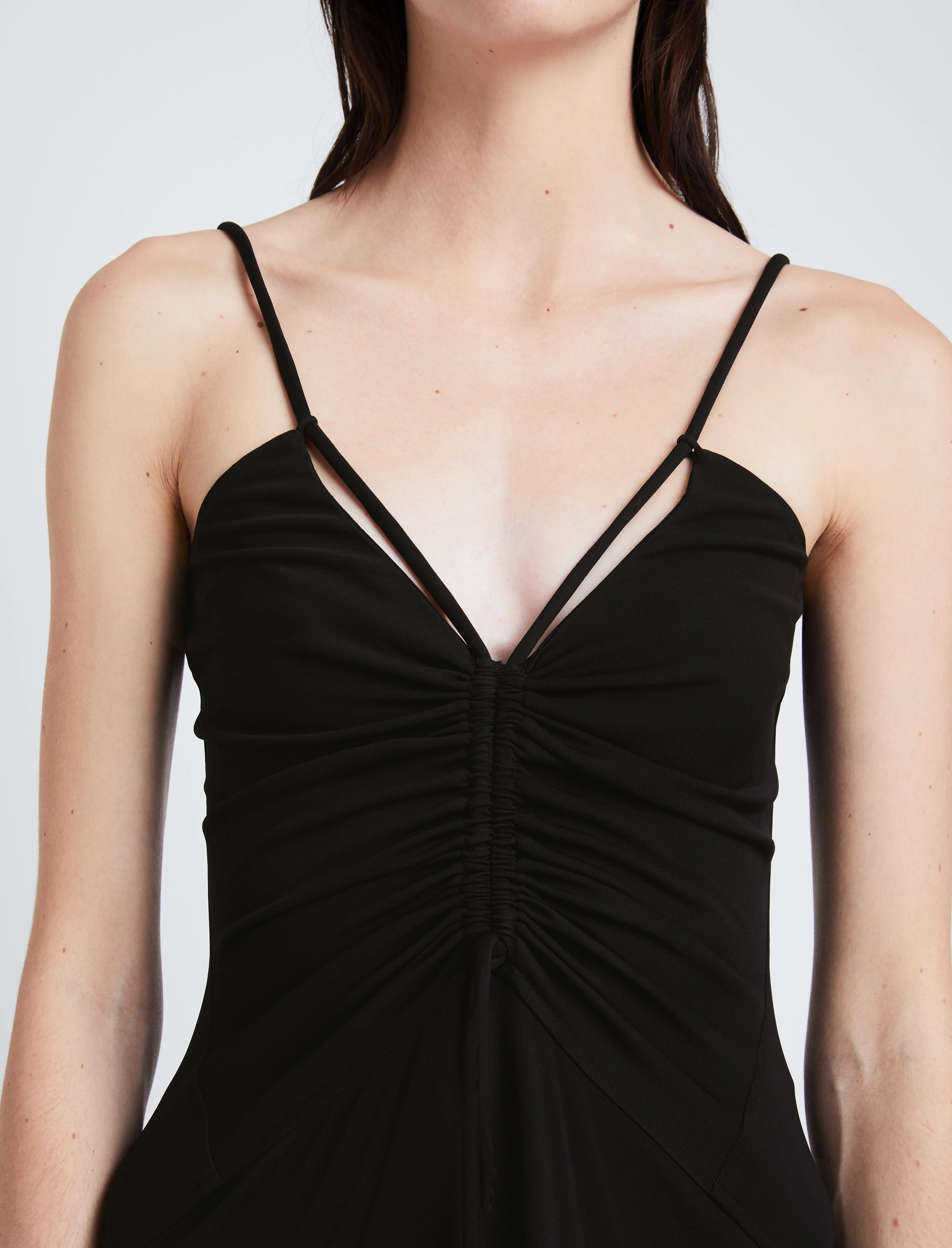 Matte Crepe Spaghetti Dress sold by Proenza Schouler product image thumbnail 5